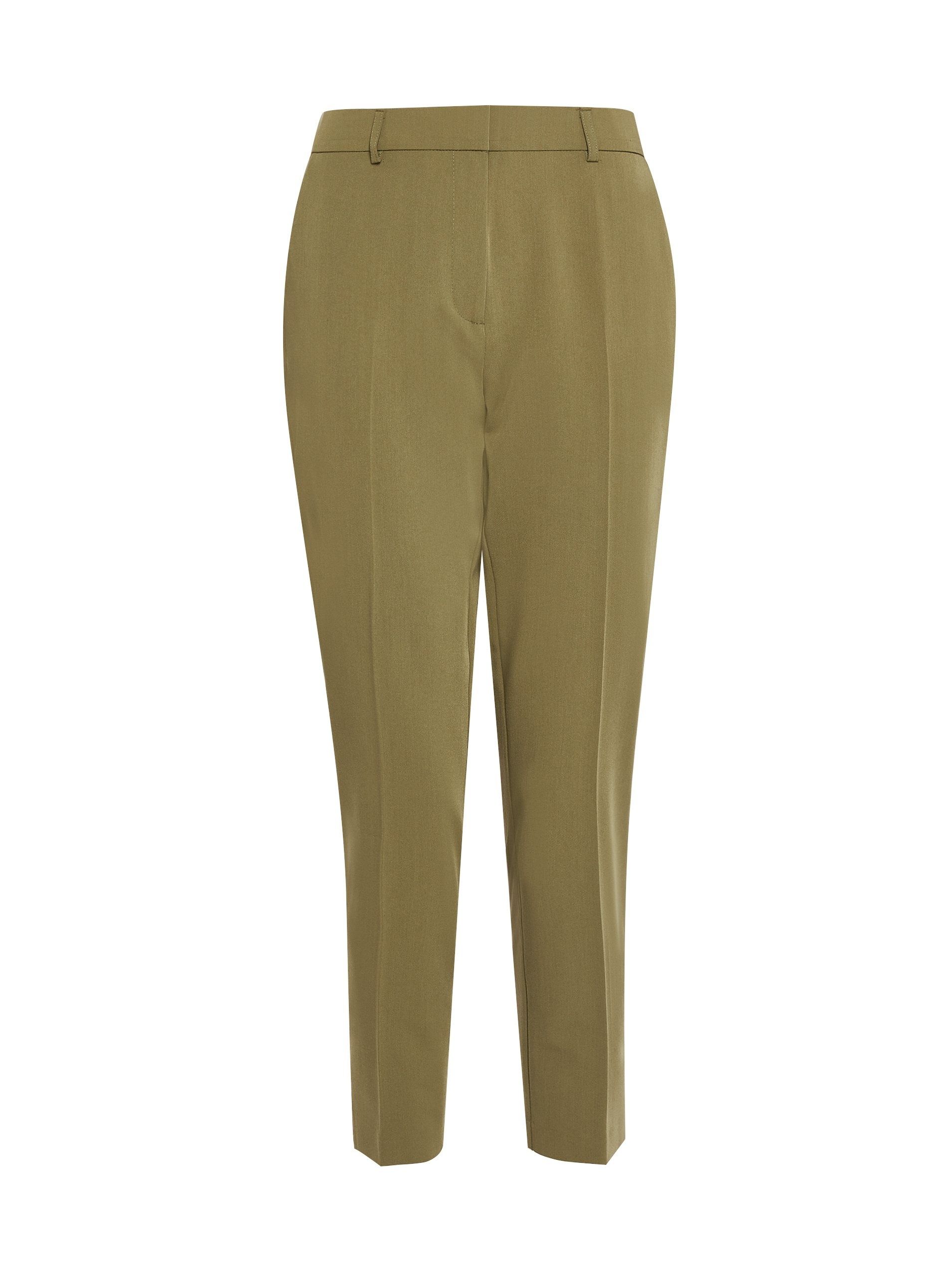 Dorothy Perkins Womens Green Ankle Grazer Tailored Trousers Pants Bottoms
