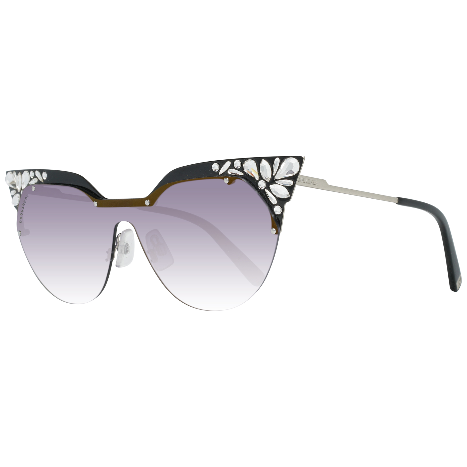 <table><tr><td>Gender</td><td>Women</td></tr><tr><td>Main color</td><td>Black</td></tr><tr><td>Frame color</td><td>Black</td></tr><tr><td>Frame material</td><td>Metal</td></tr><tr><td>Lenses color</td><td>Grey</td></tr><tr><td>Lenses material</td><td>Plastic</td></tr><tr><td>Filter category</td><td>2</td></tr><tr><td>Lenses effect</td><td>Gradient</td></tr><tr><td>Protection</td><td>100% UVA & UVB</td></tr><tr><td>Lenses width</td><td>60mm</td></tr><tr><td>Lenses height</td><td>46mm</td></tr><tr><td>Bridge width</td><td>18mm</td></tr><tr><td>Frame width</td><td>150mm</td></tr><tr><td>Temples length</td><td>140mm</td></tr><tr><td>Spring hinge</td><td>No</td></tr><tr><td>Style</td><td>Mono Lens</td></tr><tr><td>Shipment includes  </td><td>Case, cleaning cloth</td></tr></table>