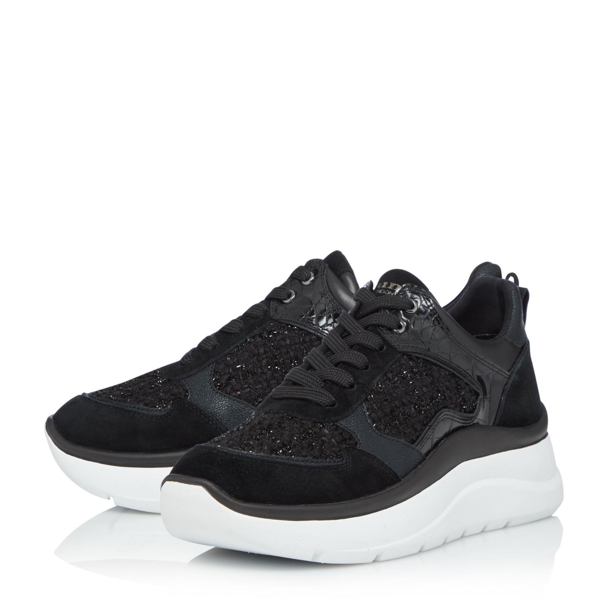 dune elouera wedge trainers