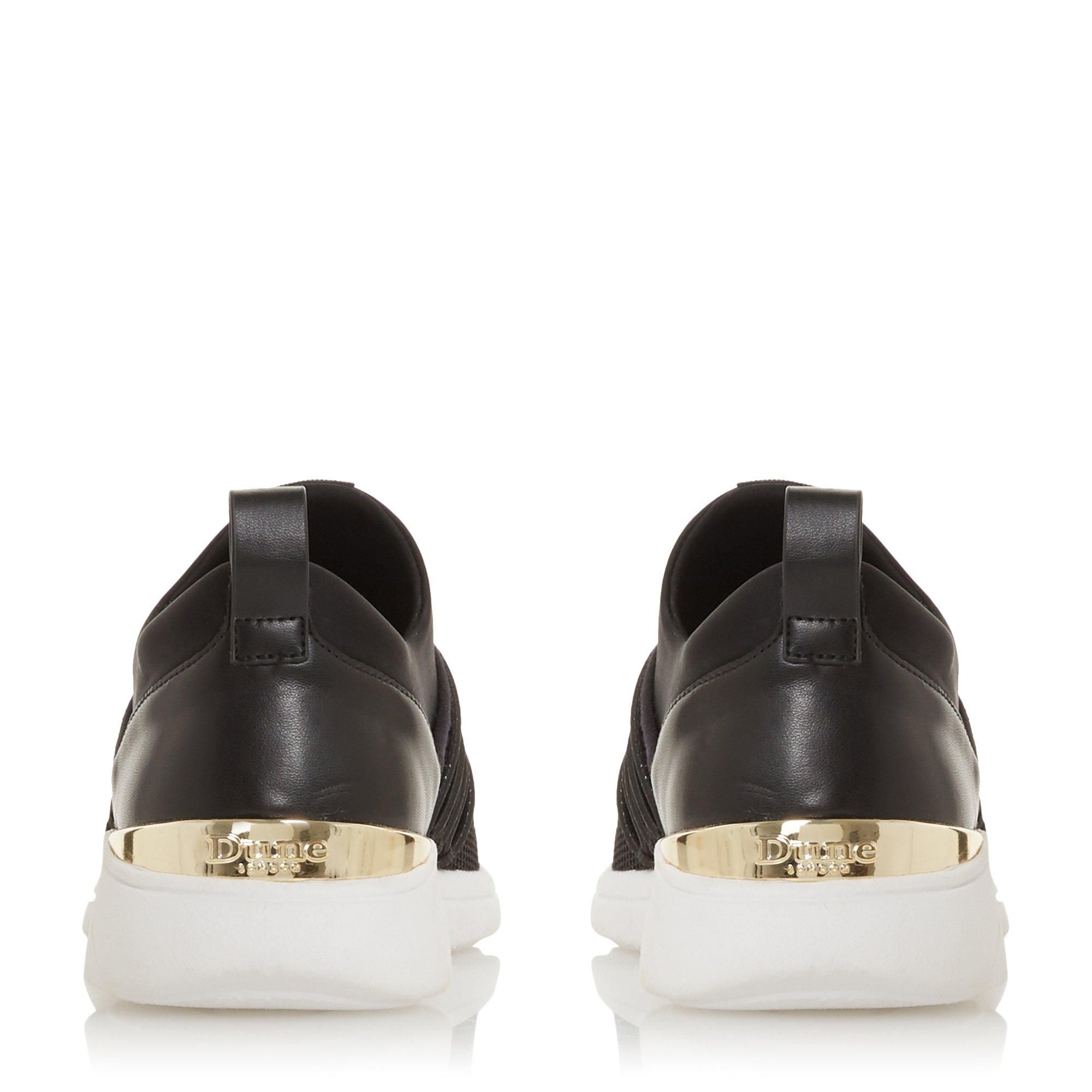 dune elouera wedge trainers