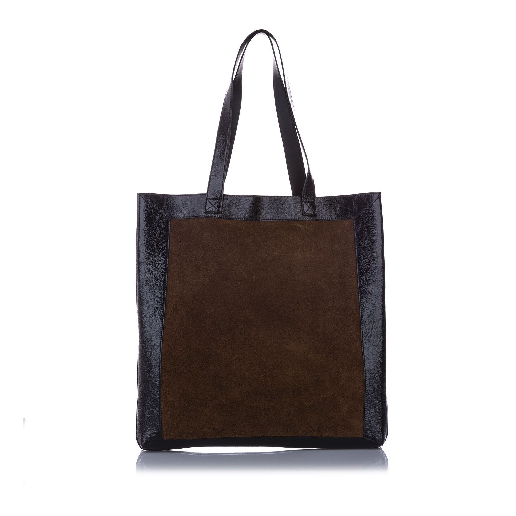 VINTAGE. RRP AS NEW. The Ophidia tote bag features a suede leather body, a flat leather straps and an open top.Interior lining is scratched.

Dimensions:
Length 42cm
Width 41cm
Depth 5cm
Hand Drop 27cm

Original Accessories: Pouch, Dust Bag

Serial Number: 519335 525040
Color: Brown x Dark Brown x Black
Material: Leather x Suede x Leather x Patent Leather
Country of Origin: ITALY
Boutique Reference: SSU83789K1342


Product Rating: GoodCondition