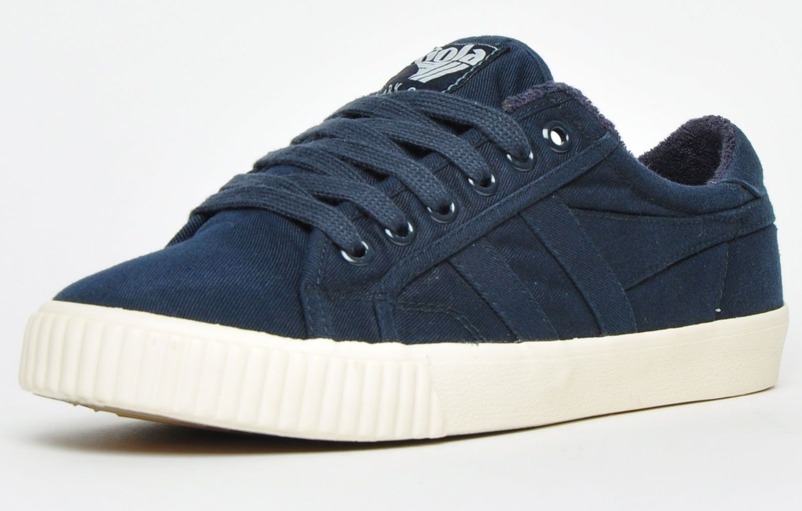 The Gola Classics Tennis Mark Cox Wash is a vegan friendly update of the original Gola Tennis shoe design from 1973. Featuring a canvas textile upper with contrasting Gola branding and a sleek vintage styled sole to give a clean and fresh look. Offering enhanced comfort with a padded soft brushed lining and padded insole, its versatile style can be teamed with a variety of looks to add a relaxed touch to any outfit. <p>- Retro style</p> <p>- Vegan Friendly</p> <p>- Soft lining for additional comfort</p> <p> - Premium canvas textile upper</p> <p>- Lace-up closure</p> <p>- Gola Classics branding throughout</p>