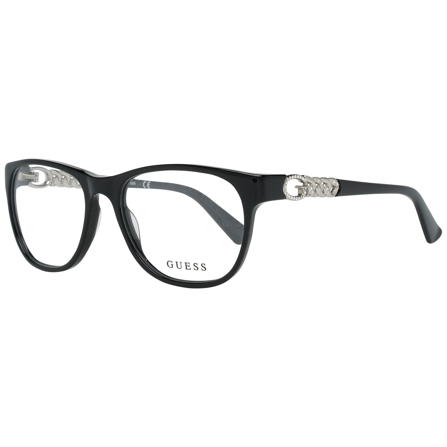 <table><tr><td>Gender</td><td>Women</td></tr><tr><td>Main color</td><td>Black</td></tr><tr><td>Frame color </td><td>Black</td></tr><tr><td>Frame material </td><td>Metal & Plastic</td></tr><tr><td>Size</td><td>52-16-135</td></tr><tr><td>Lenses width</td><td>52mm</td></tr><tr><td>Lenses heigth</td><td>40mm</td></tr><tr><td>Bridge length</td><td>16mm</td></tr><tr><td>Frame width</td><td>132mm</td></tr><tr><td>Temple length</td><td>135mm</td></tr><tr><td>Spring hinge</td><td>No</td></tr><tr><td>Style</td><td>Full-Rim</td></tr><tr><td>Shipment includes</td><td>Case, Cleaning Towel</td></tr></table>