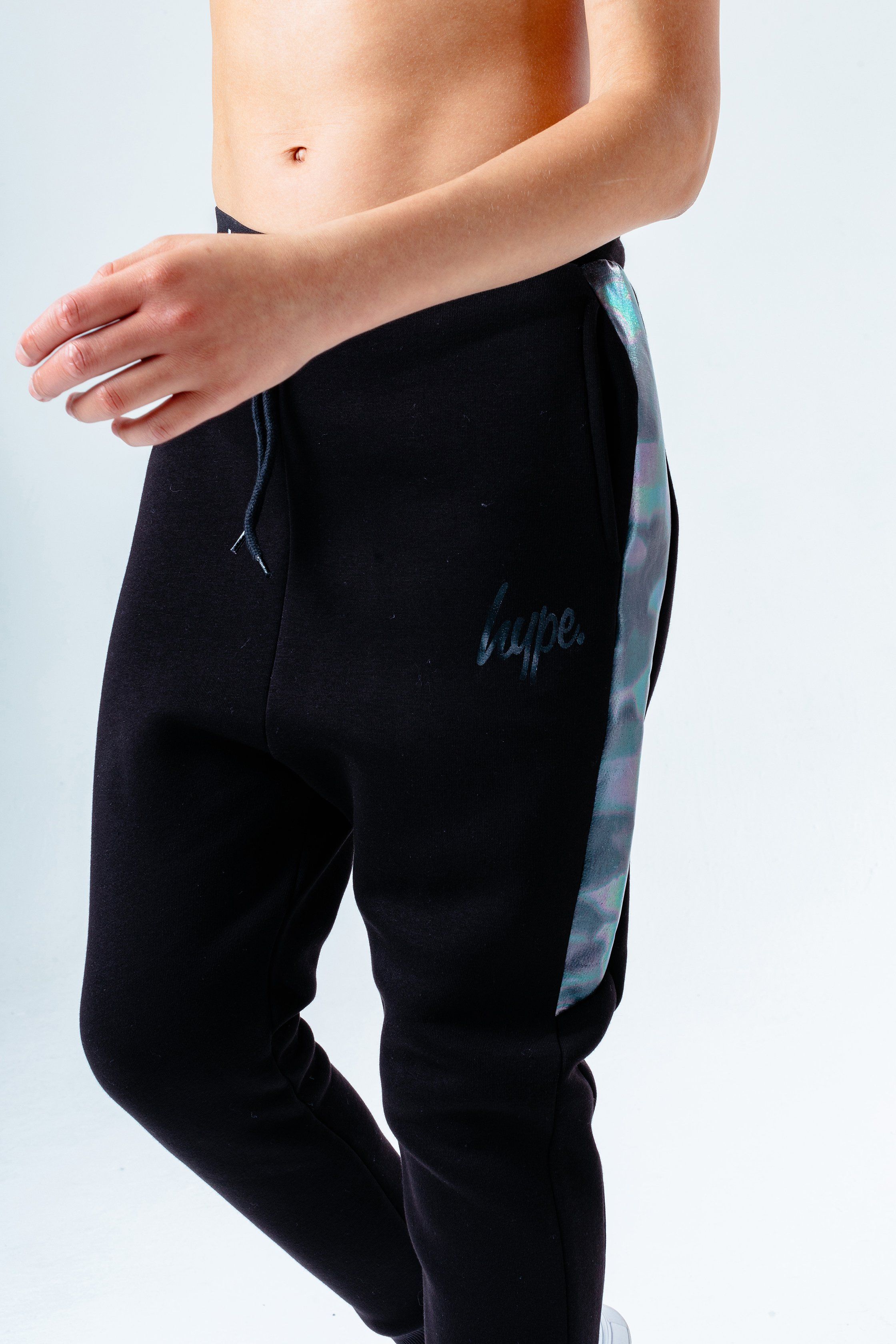 iridescent joggers