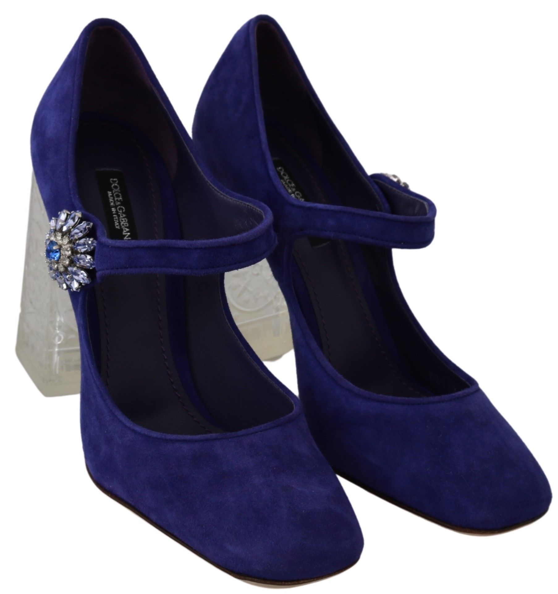 dolce and gabbana purple shoes