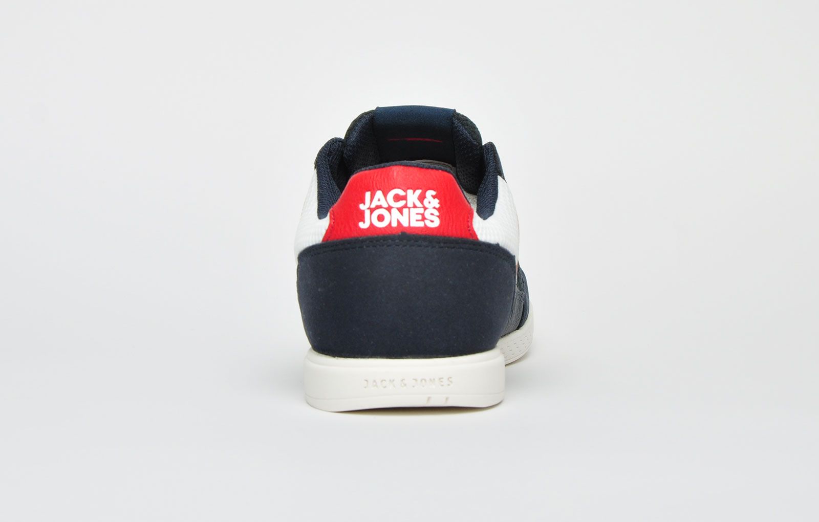 <p>Featuring a navy synthetic upper with designer stitch detailing throughout, complete with Jack & Jones branding for true brand appeal. These men’s trainers from Jack & Jones can be matched up with your favourite outfit, featuring a durable rubber outsole and a full lace up fastening for a secure lockdown fit with the iconic Jack & Jones branding to the side for a 5-star premium designer finish. Add an eye-catching trainer to your collection now. <br></p> <p class=