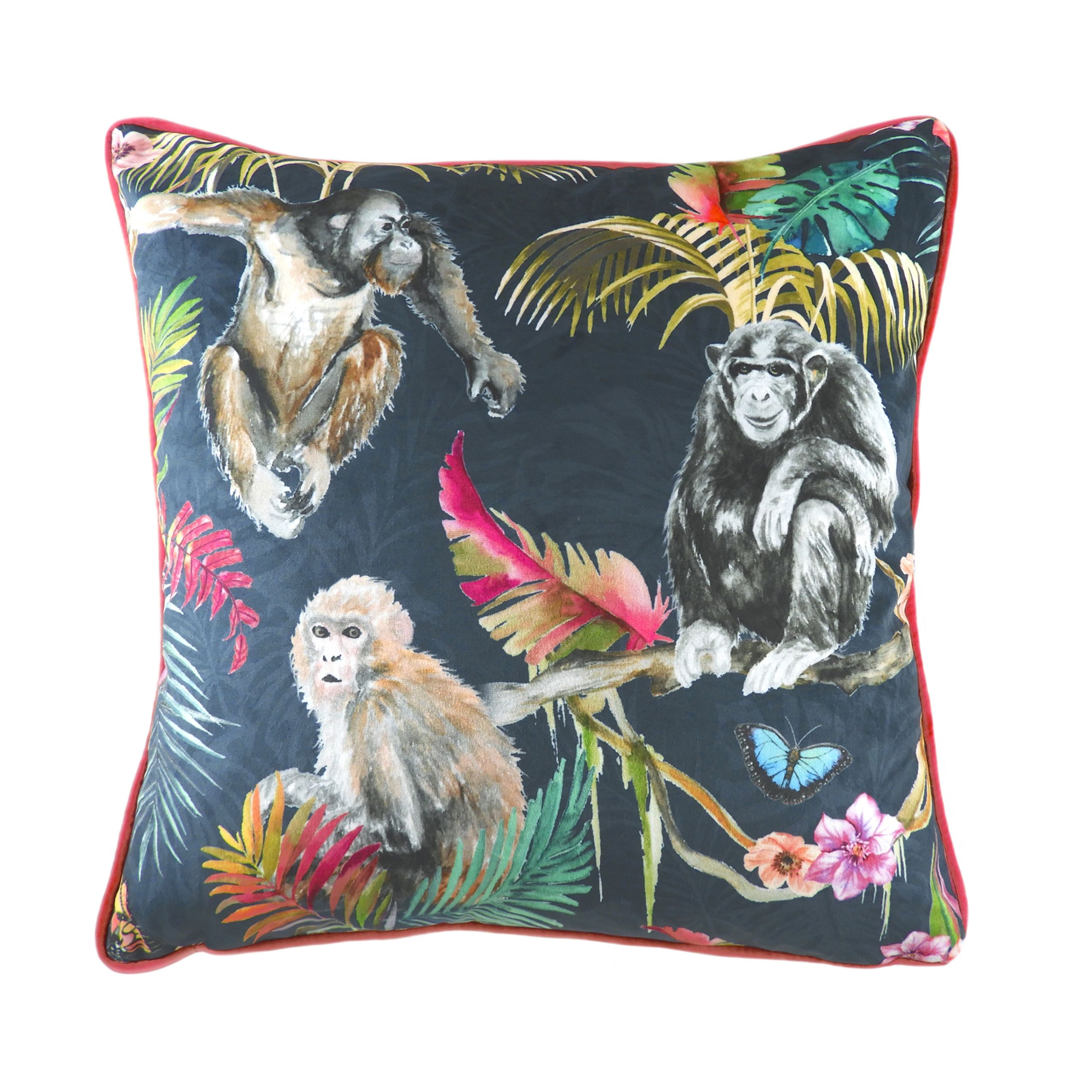 Jungle Monkey Cushion