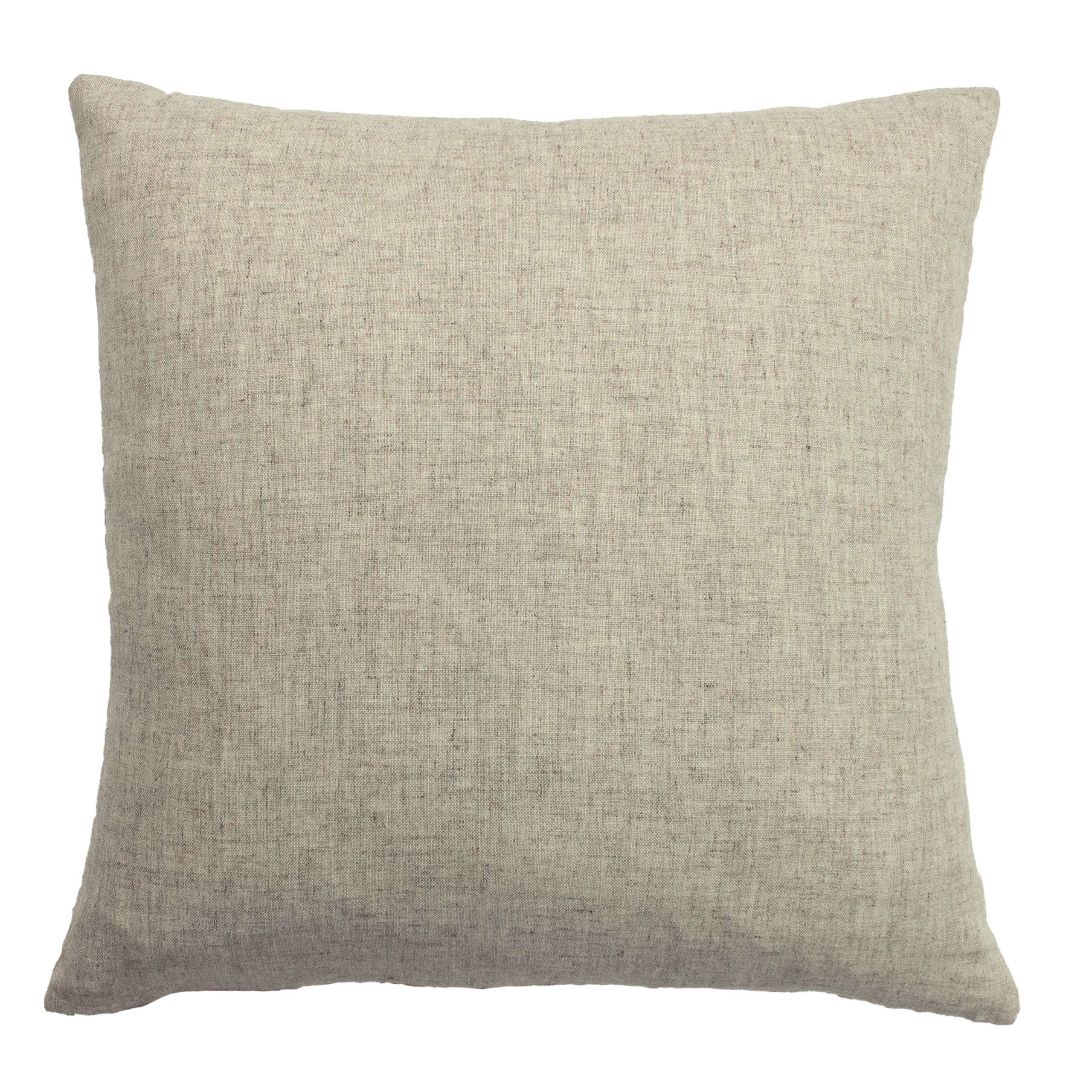 Perfect to add colour and texture to any room, the Delphi cushion features a maze-like design on a velvet jacquard for a plush finish. Contrasted with the linen-look reverse, for contemporary style.