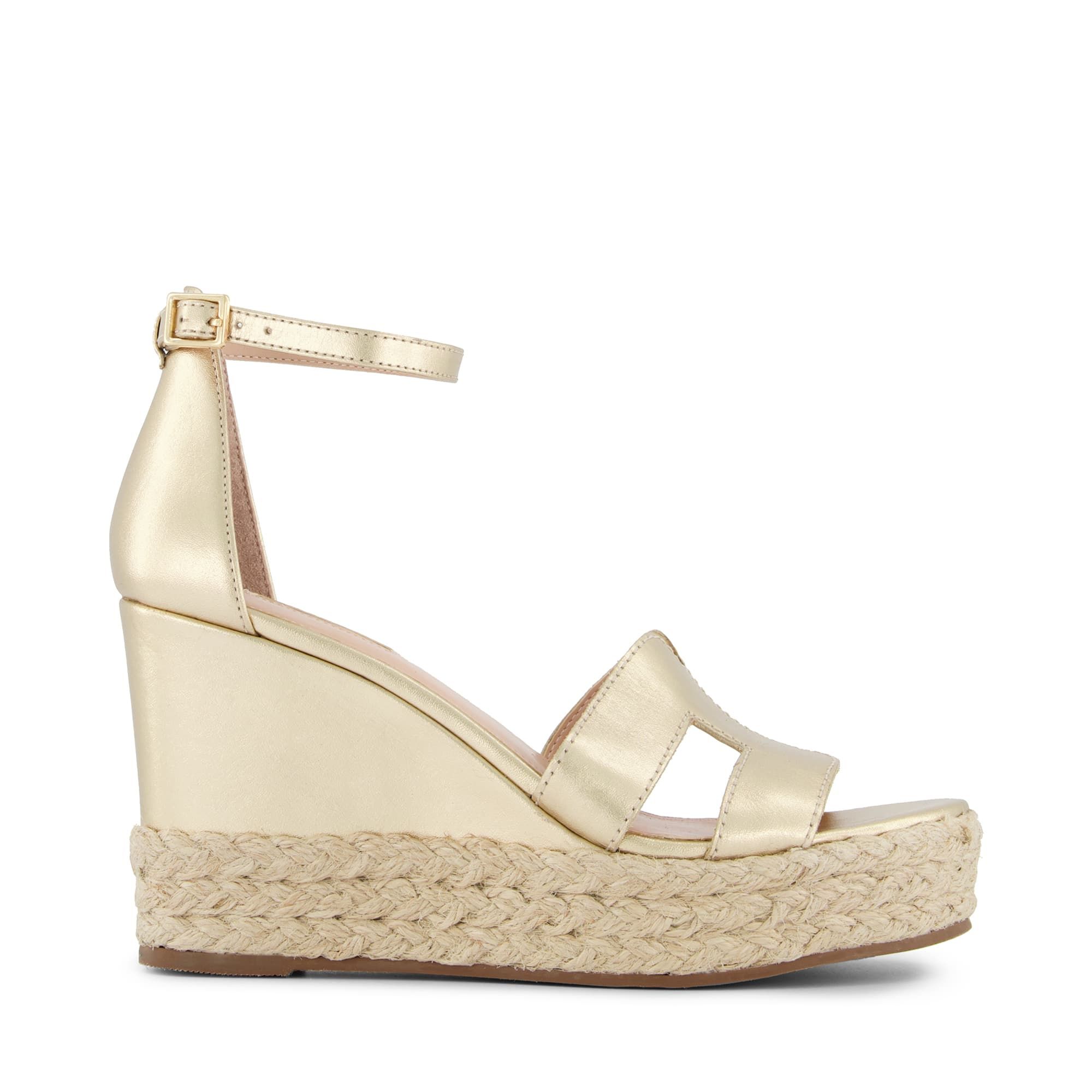 Dune Ladies KOUPE Cut Out Espadrille Wedges