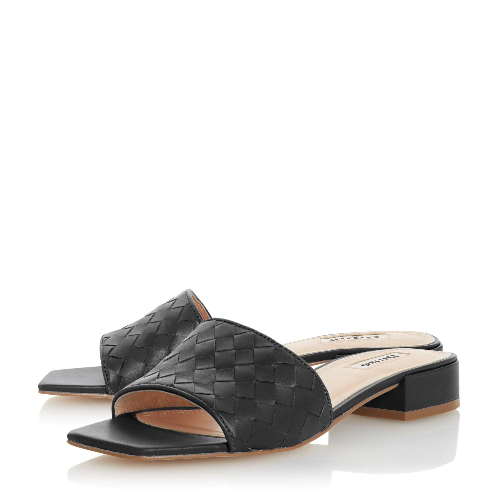 dune tan mules