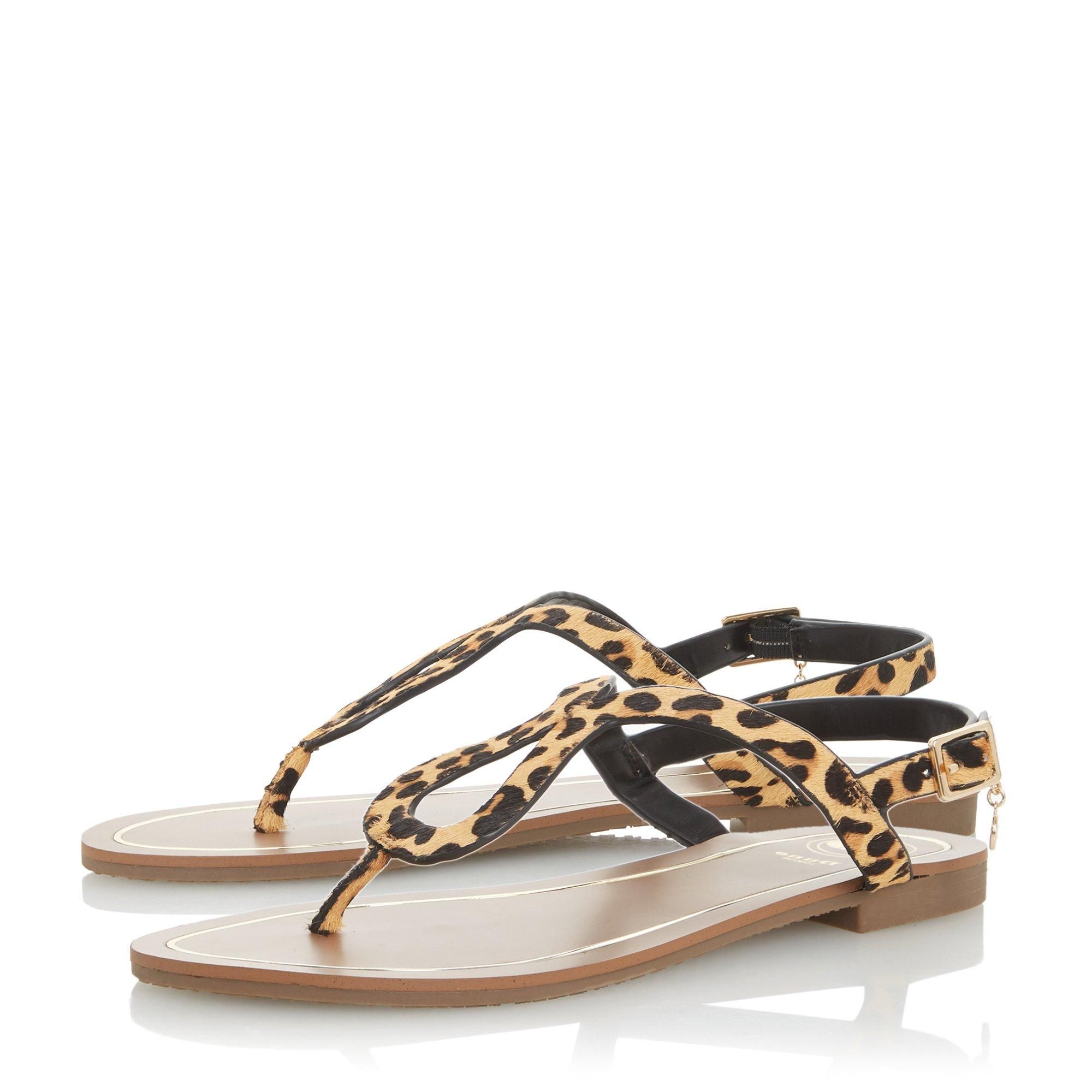 Elevate your summer edit with the Linay sandal from Dune London. Showcasing a diamante-encrusted strap and toe post detailing. It's complete with a low block heel and a secure buckle fastening.