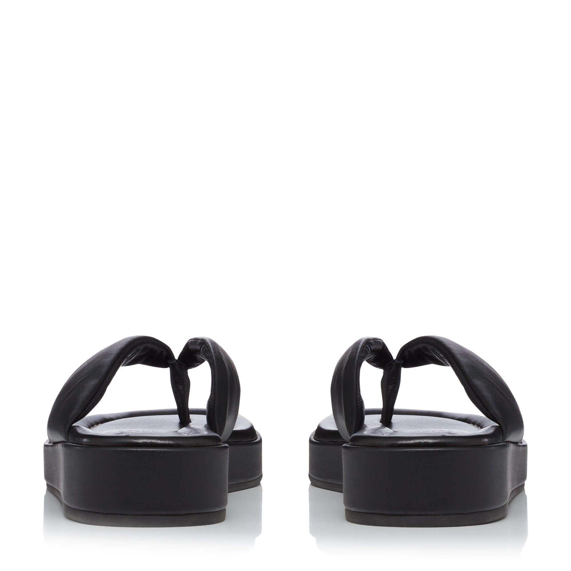 Dune Ladies LONGISLAND Padded Toe Post Flatform Sandals