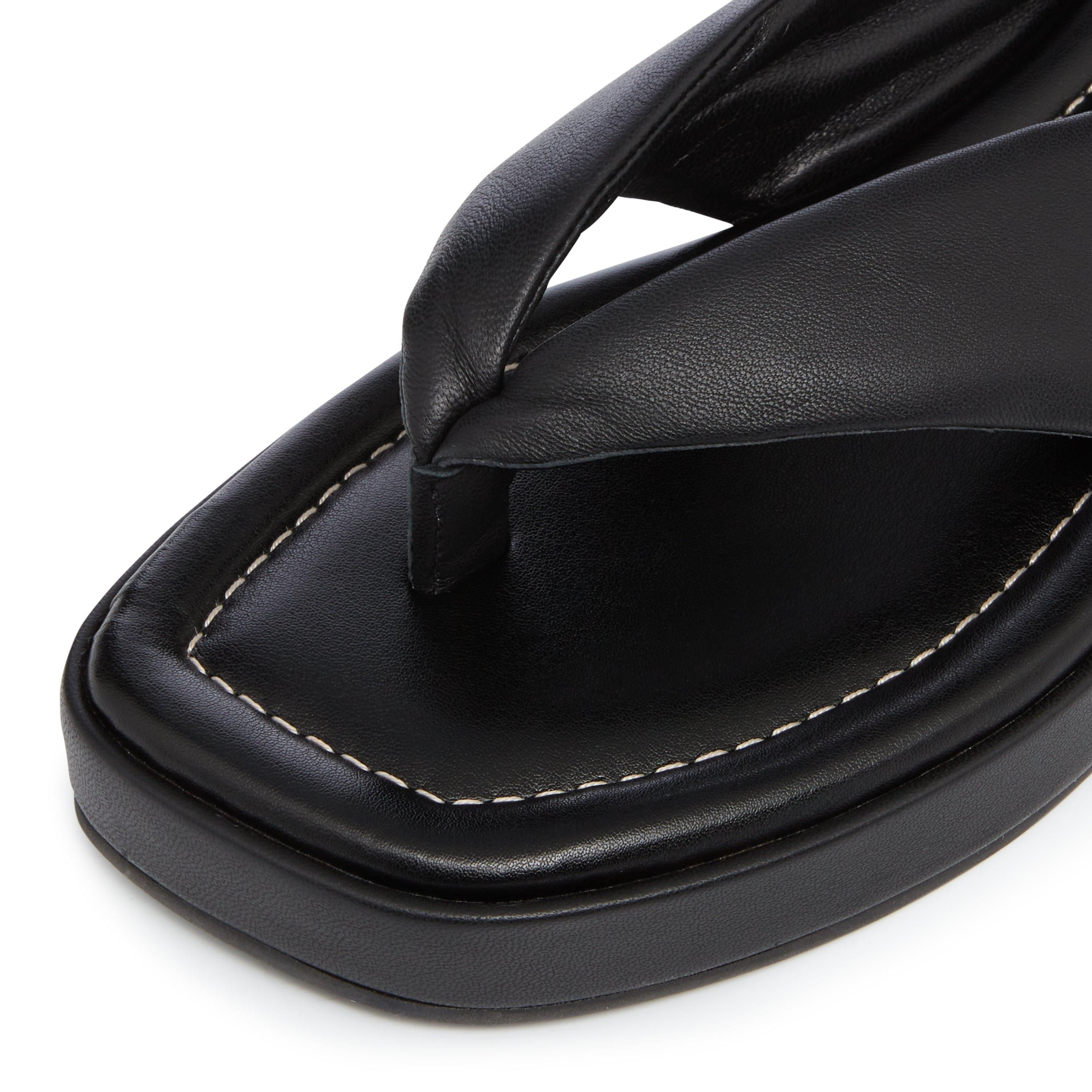 Dune Ladies LONGISLAND Padded Toe Post Flatform Sandals