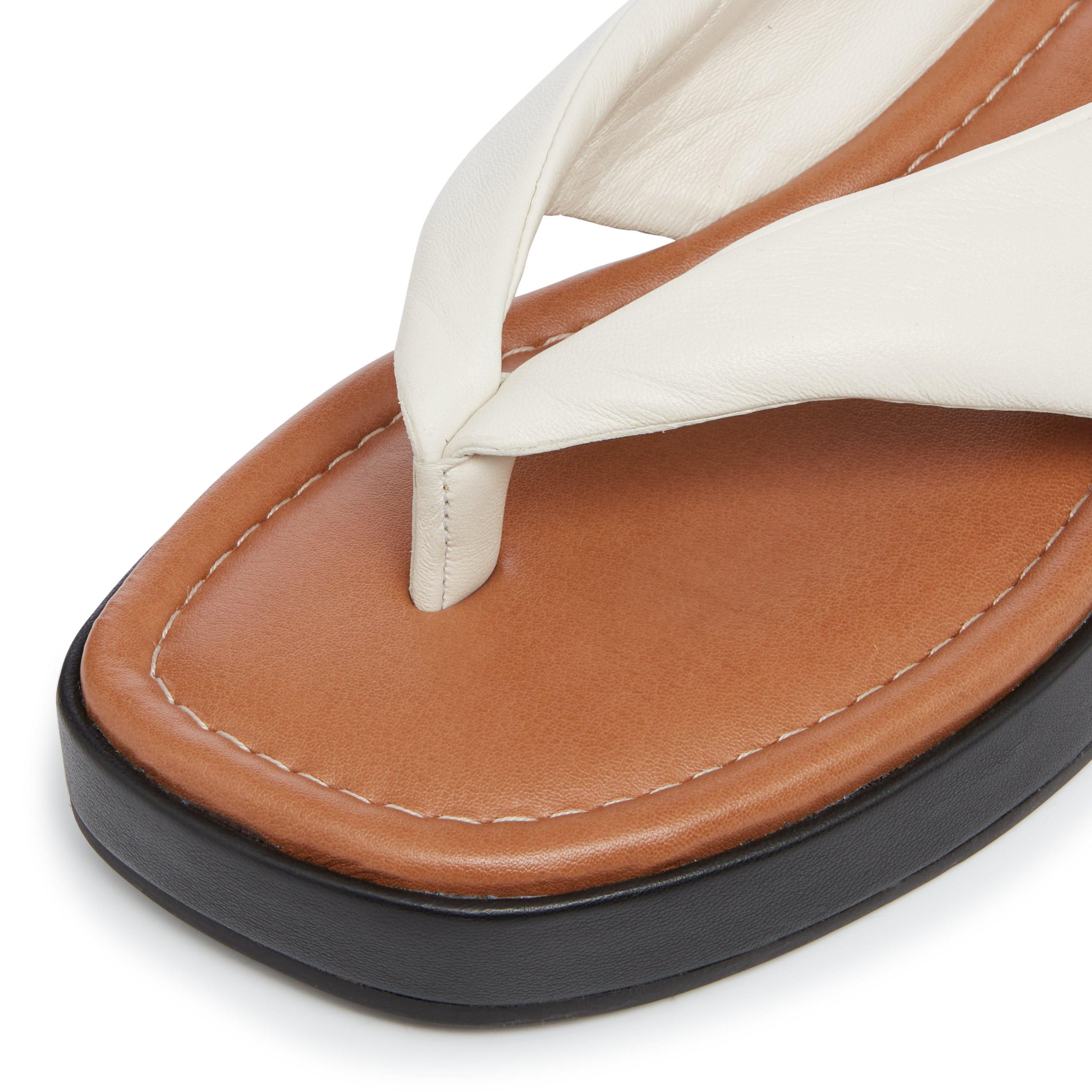 Dune Ladies LONGISLAND Padded Toe Post Flatform Sandals