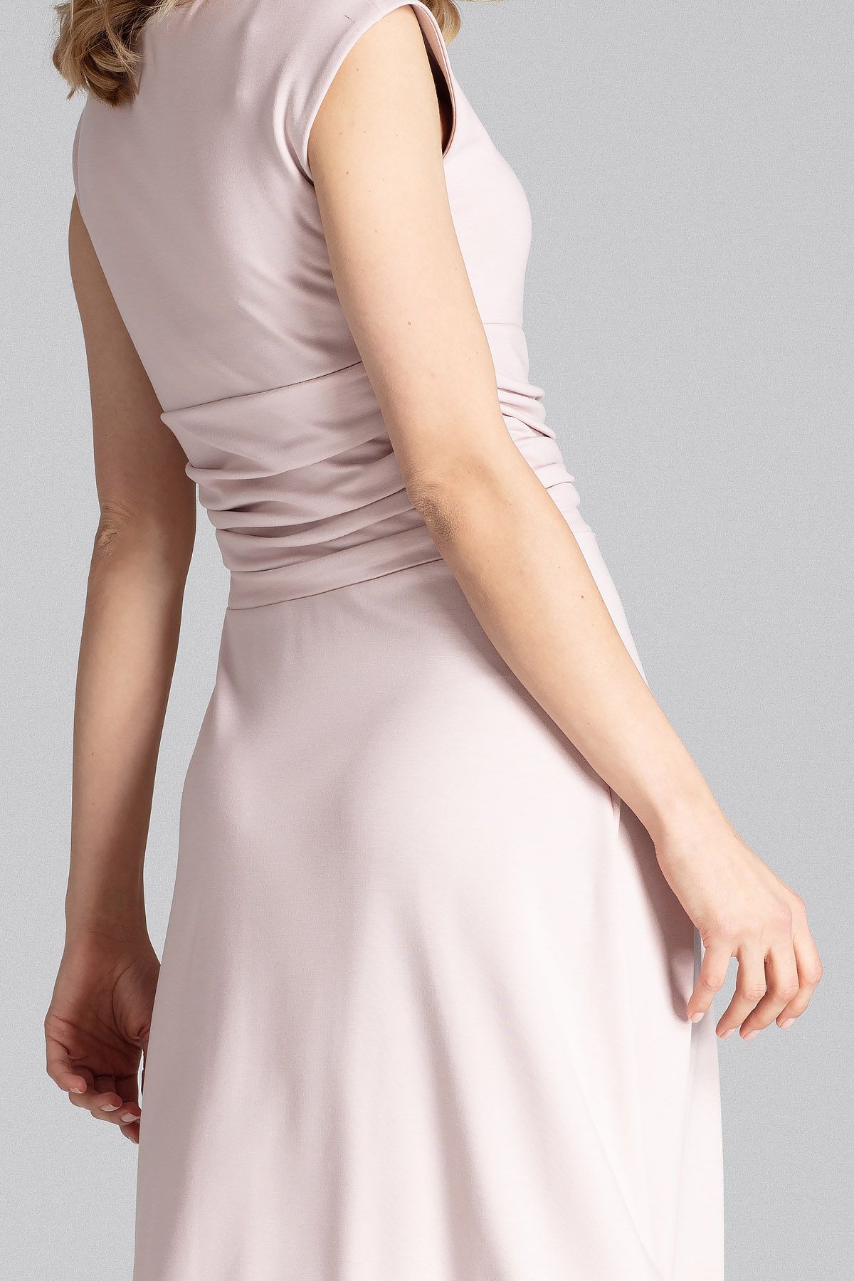 Pink Midi Cocktail Dress