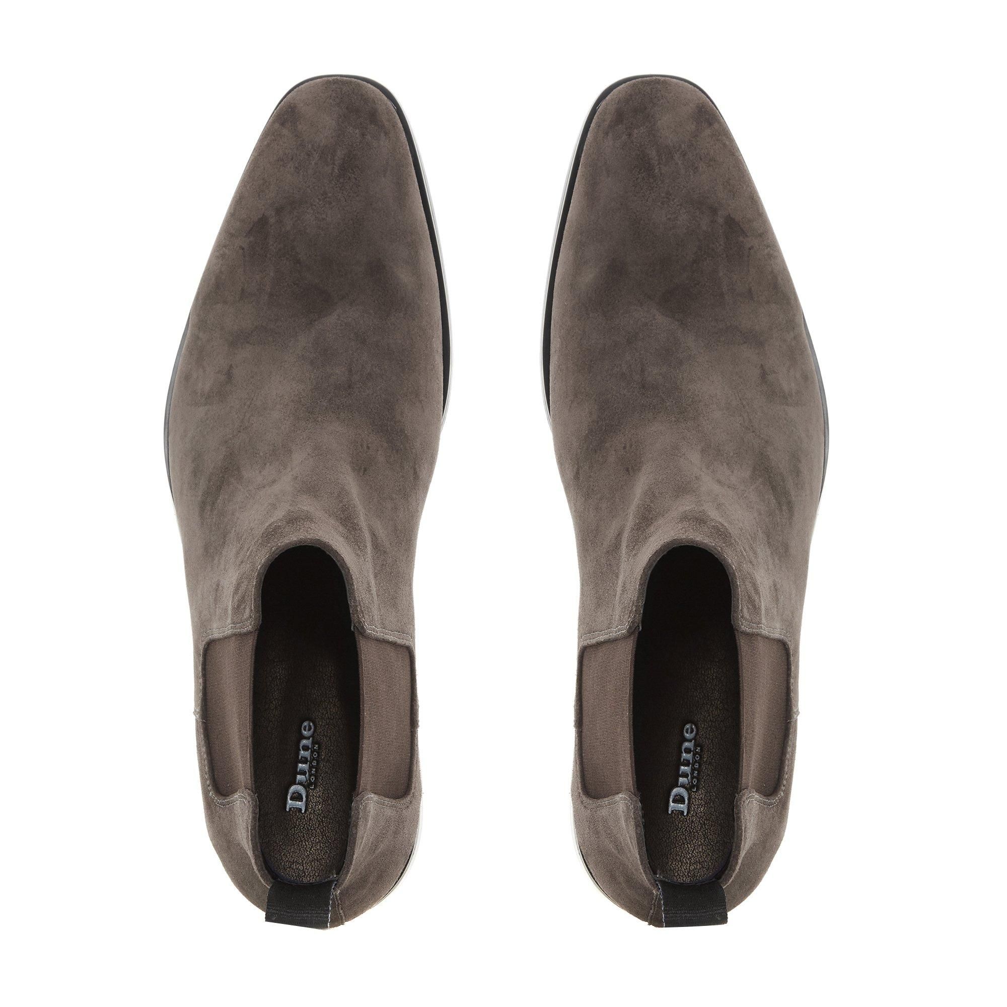 dune mandel chelsea boot