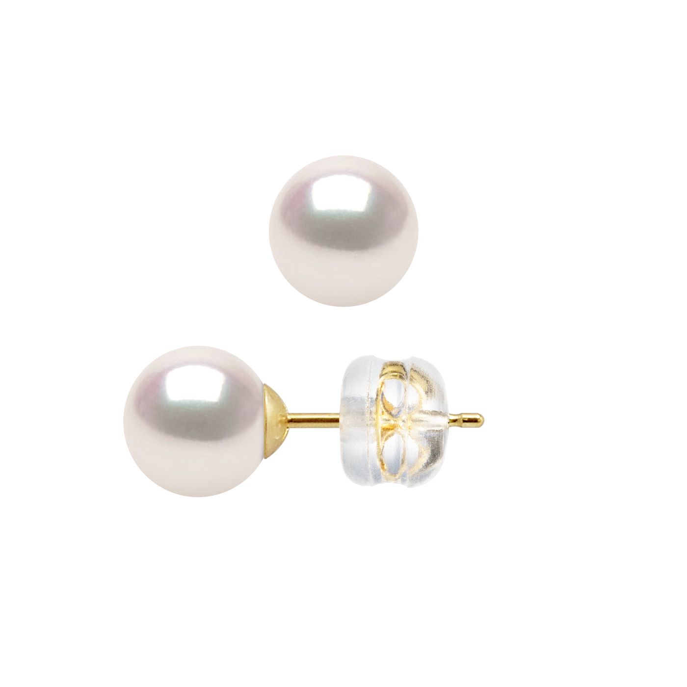 DIADEMA - Earrings - True Japanese Akoya Cultured Pearl - Quality AA+