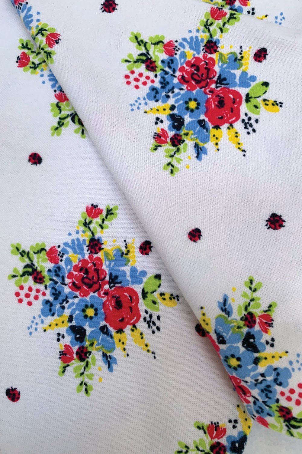 Girls' Summer Bouquet Print Pyjamas