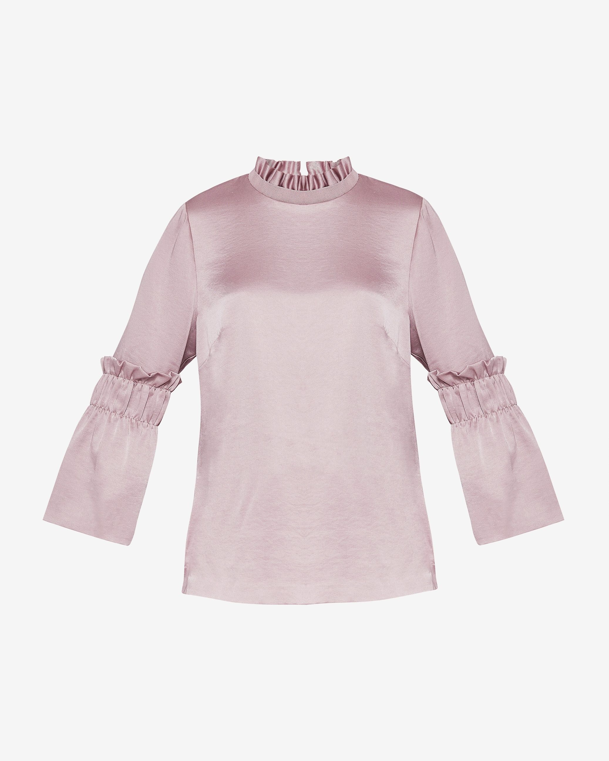 ted baker pink frill top