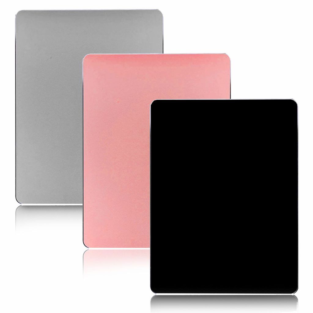 Aluminium Non-Slip Mouse Mat Pad  - Silver 

This non-slip mouse mat works with Macbook, computer and laptops for gaming, working, studying and more.  It is waterproof and easy to clean with a rubber base which provides heavy grip and security, protecting desktop from scratches and scuffs.  The specially-coated underside prevents the mouse pad from sliding around.  High-quality, sturdy, durable and strong aluminum construction.  The smooth surface for great mouse performance.  It has an elegant design with rounded edges and a mirror finish.  Dimension: 9.18 x 6.11 x 0.04 inches (233*155*1mm).

Key Features:

Strong Construction : The aluminum mouse pad is a highly stylish mouse pad, which made out of aluminum, it can durable enough to withstand long hours of gaming, working, studying, and more;
Protective Rubber:  Rubberized base provides heavy grip and security, it protects a desktop from scratches and the aluminum won't absorb liquid, making it resistant to spills;
Smooth Surface: Smooth and delicate surface provides more light emission rules to ensure smooth sliding and precise mouse positioning for great mouse performance; Aluminum surface is easy to clean, easy to scrub stains;
Sleek Looking: Classy and fashionable, slim and light, much harmonious with MacBook, computer and laptops; Players feel smooth and delicate quality of high-precision light cutting silicone slip;
Waterproof and easy to clean, non-slip mouse mat pad for Desktop PC, Laptops & iMac, Macbooks, allows your mouse to move smoothly, specially-coated under side prevents the mouse pad from sliding around.