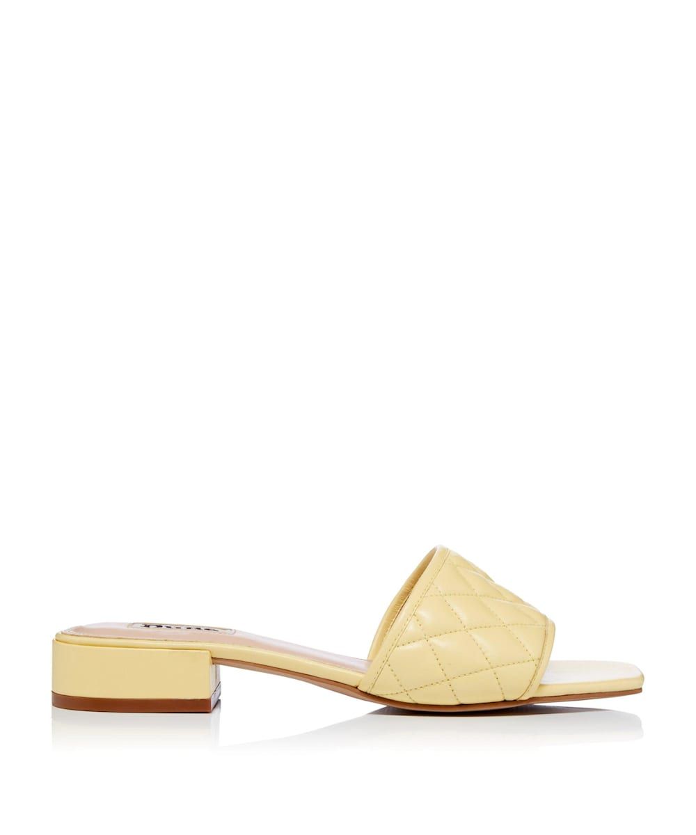 dune heeled mules