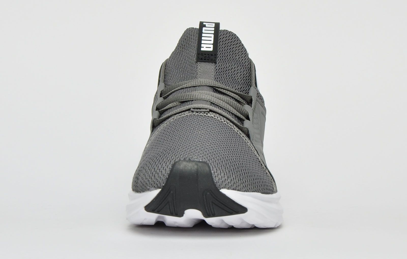 <p>The Puma Enzo was designed as a lightweight workout shoe featuring a breathable mesh upper with an exaggerated tongue and collar to provide ankle support and style.</p> <p>Featuring a synthetic material that works as an external heel counter holding the foot steady during aggressive exercise with an EVA foam midsole keeping the foot comfortable and protected by absorbing the shock.</p> <p>A SoftFoam sock liner provides soft, plush cushioning under the foot whilst the durable outsole with flex grooves delivers additional durability and traction</p> <p>- Textile mesh synthetic mixupper</p> <p>- External heel counter for heel lockdown</p> <p>- Integrated lacing system </p> <p>- SoftFoam sock liner</p> <p>- EVA foam midsole for shock absorption</p> <p>- Midfoot strap for additional support and lock down fit</p> <p>- Padded heel collar with heel tab</p> <p>- Heel loop for easy on off wear</p> <p>- Puma branding throughout</p>
