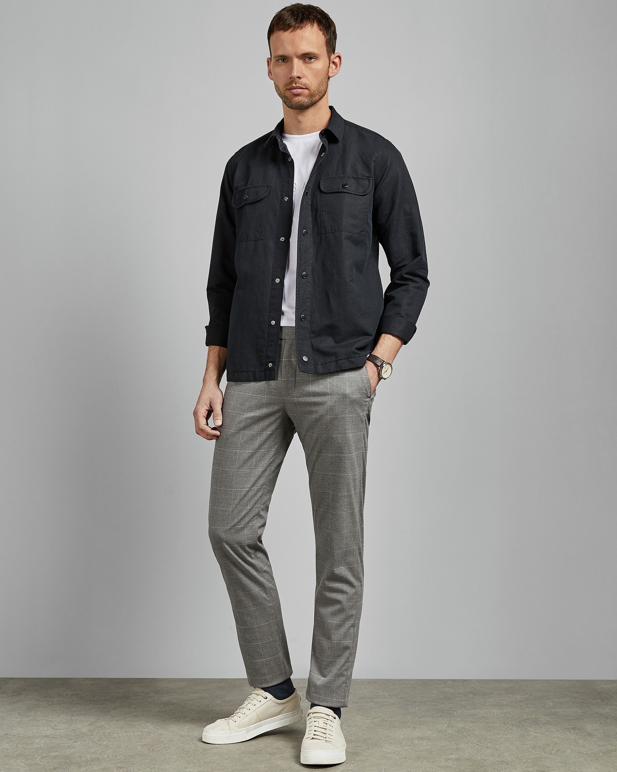 Ted Baker Rhyno Long-Sleeved Overshirt 