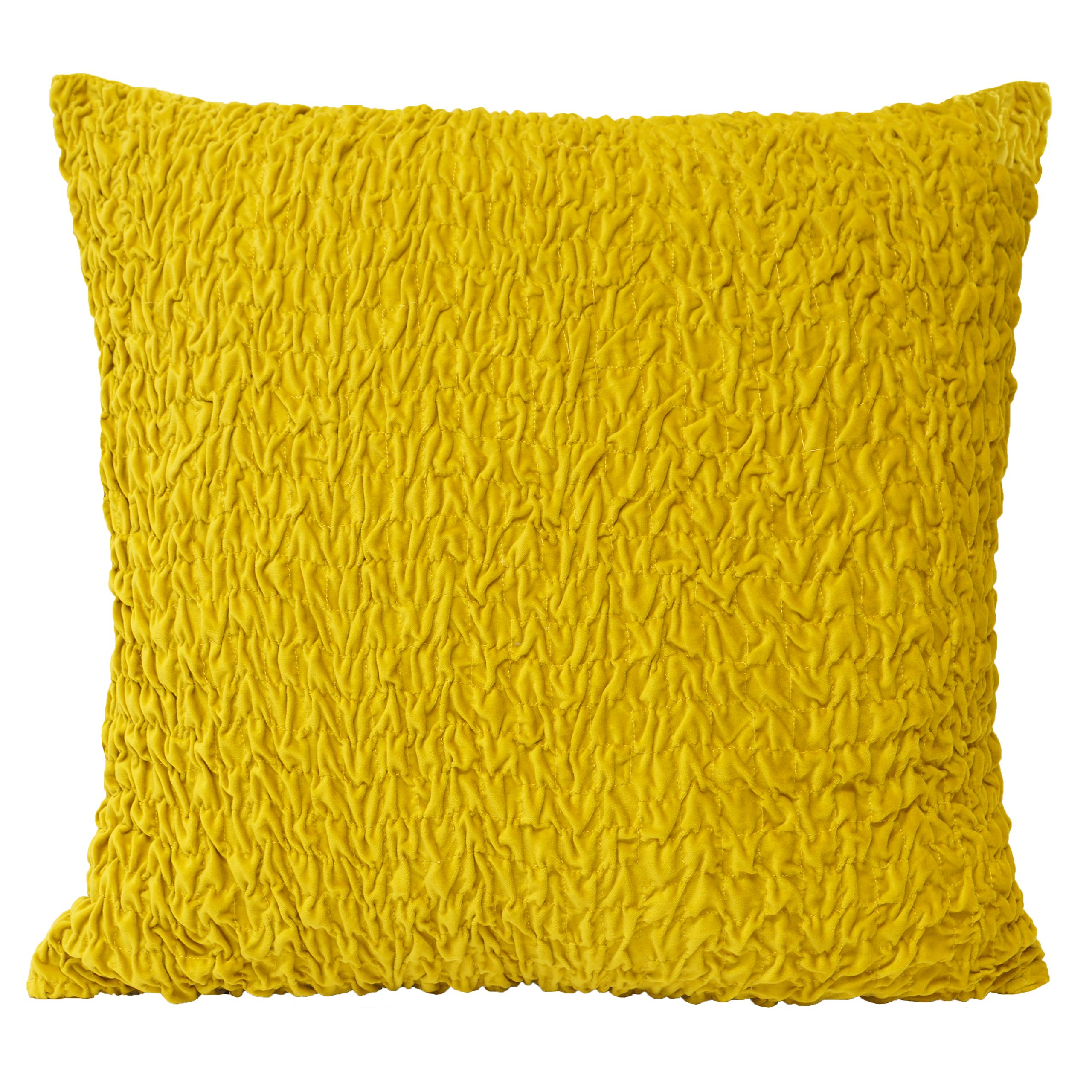 Rouched Polyester Filled Cushion