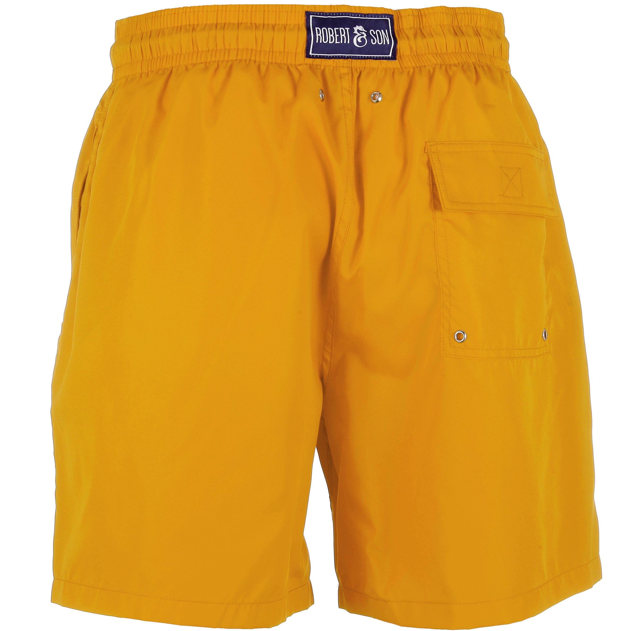 bright yellow swim shorts