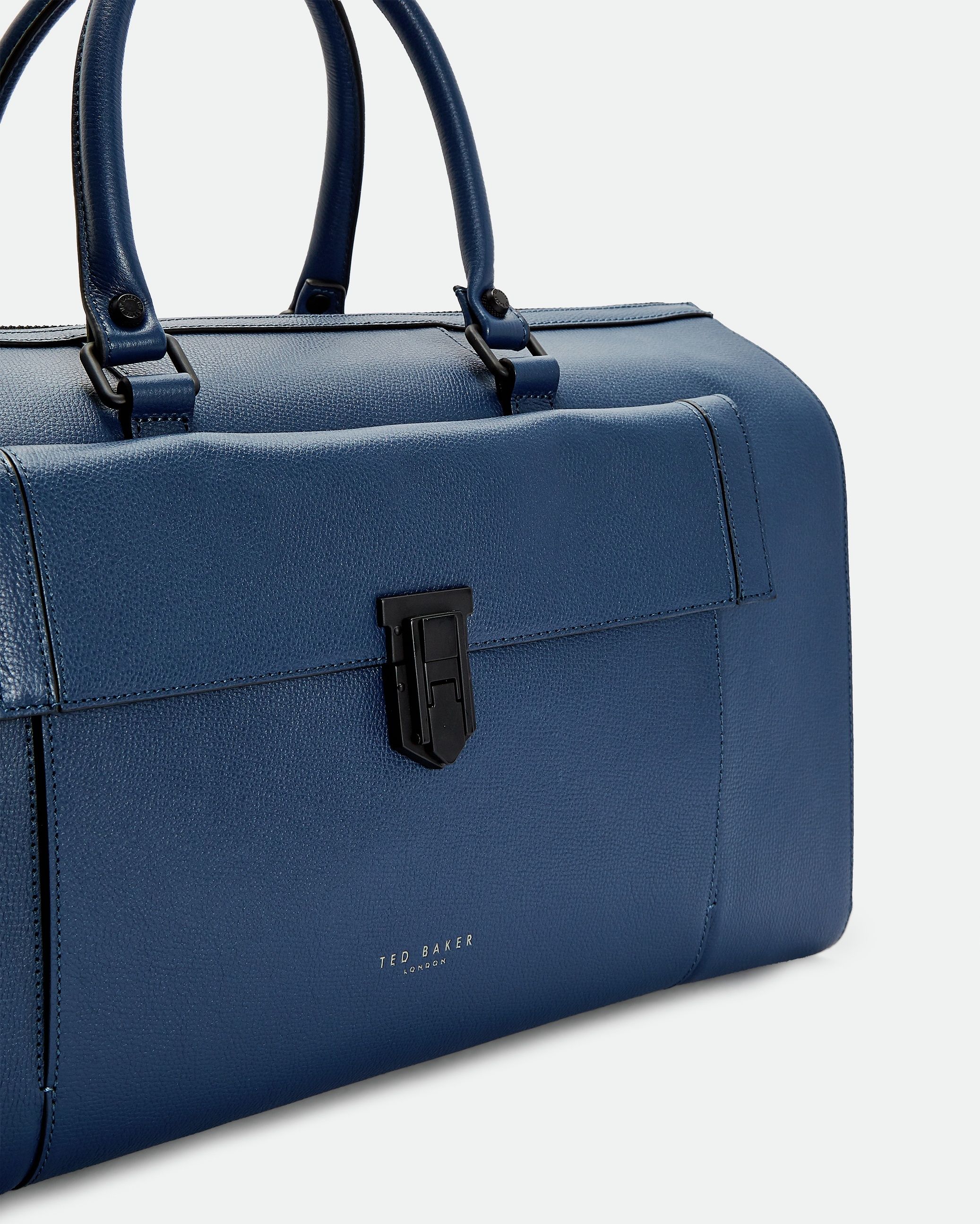 Ted Baker Starmo Coloured Leather Holdall, Blue