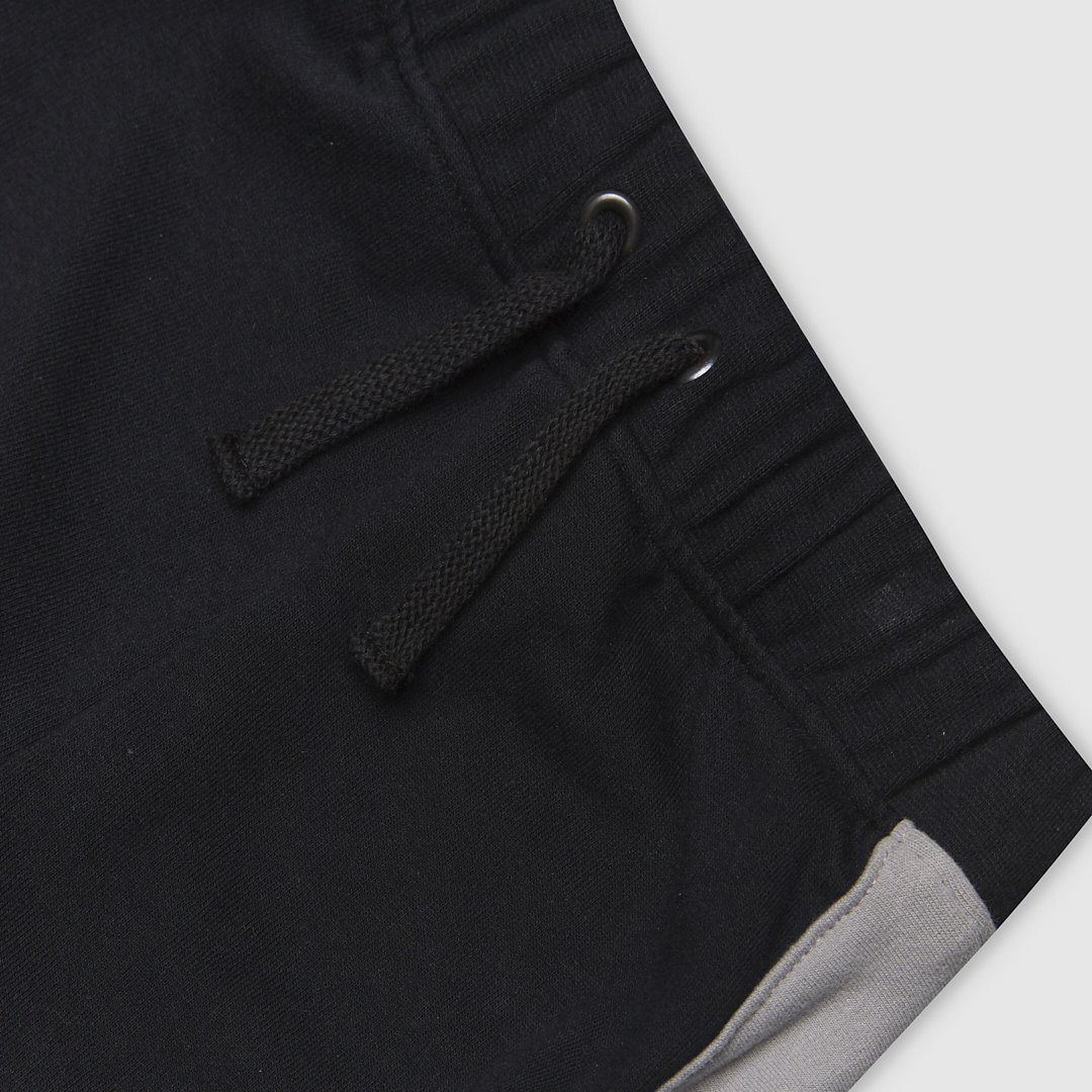 Panel black and grey joggers