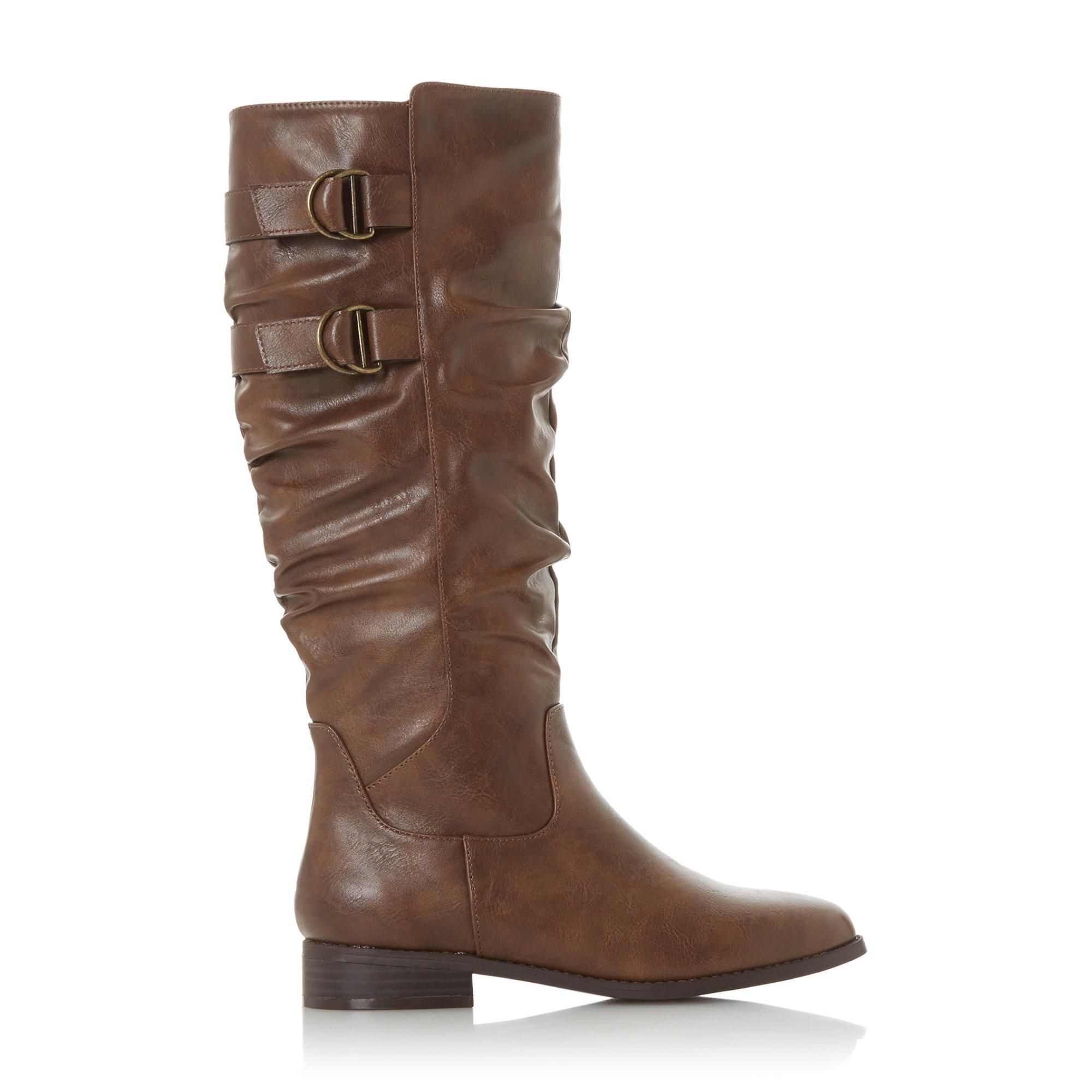 Buckle into Autumn. Knee high boots are back with Tobi. Make a statement in these traffic stopping boots.