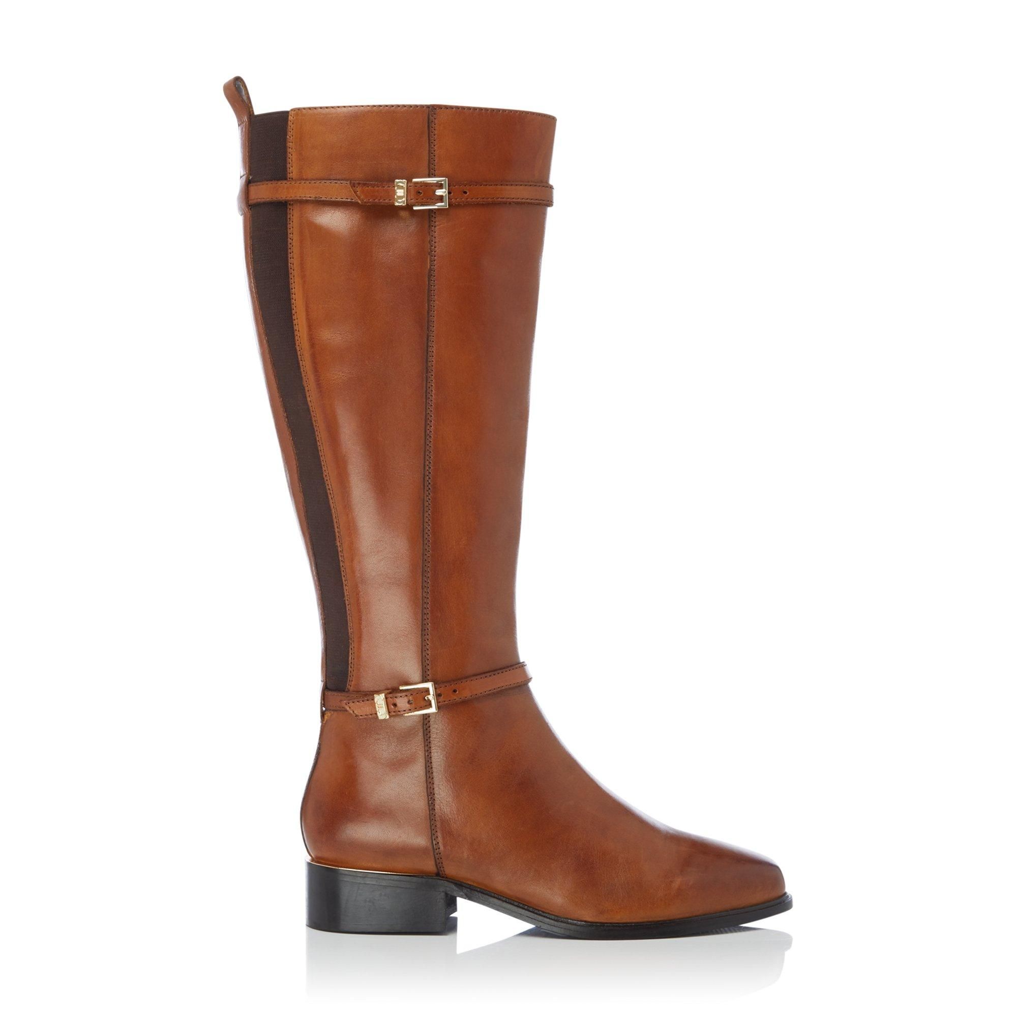 dune knee high boots flat