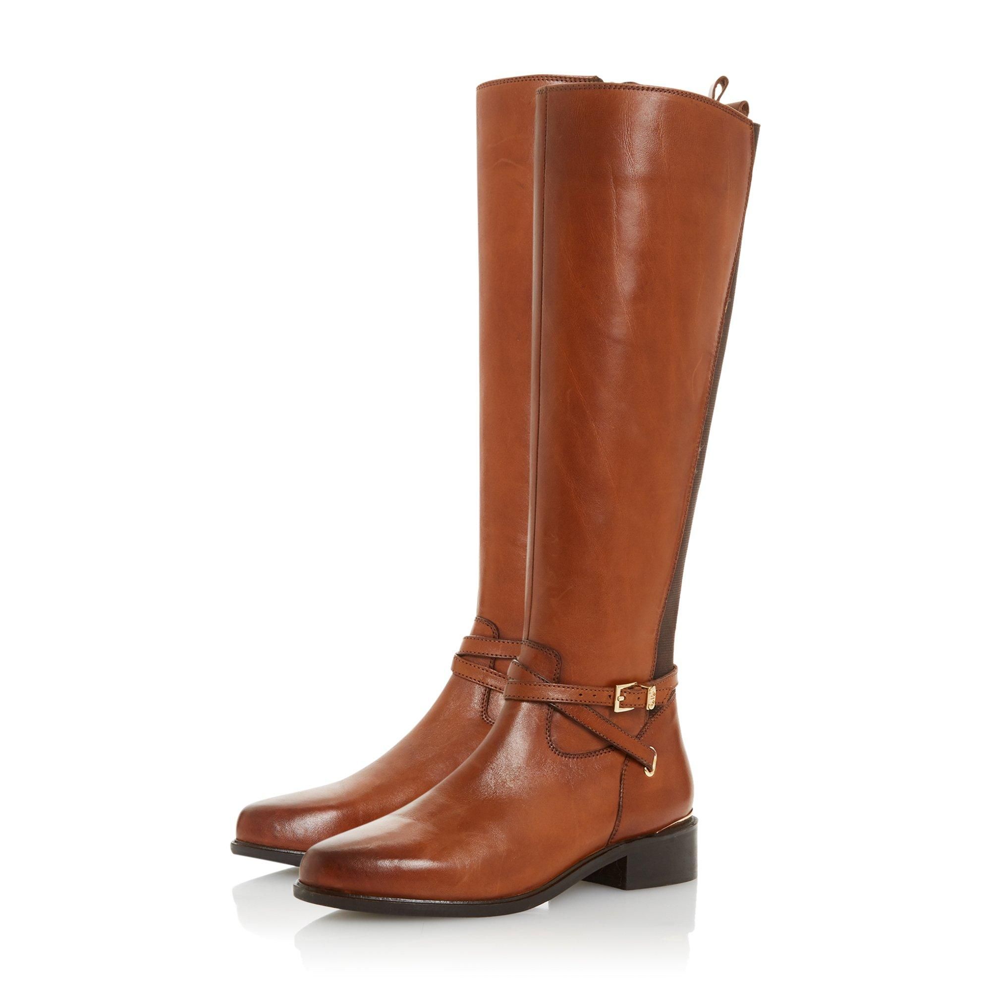 dune stretch knee high boots