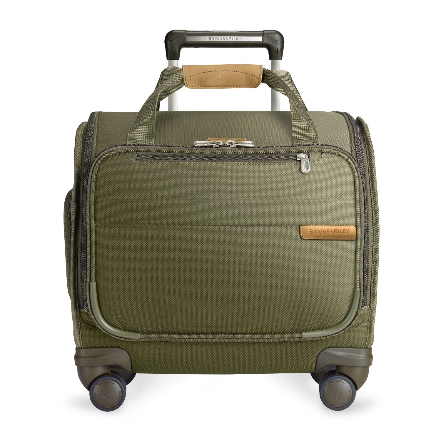 The versatility of a Rolling Cabin Bag and the effortless 360° navigation of four double swivel wheels, all rolled into one. Perfect for carrying on board and laying flat under most airline seats or in the overhead compartment. Key features include: Front gusseted organiser compartment with a padded pocket for iPad® or tablet and additional room for power adapters/cords, magazines and files. Roomy, open-mouth main compartment allows bag to be easily packed and organised - open-mouth main compartment allows bag to be easily packed and organised. Easily access water bottle zipper pocket. Outsider® handle provides flat interior surface for wrinkle-free packing.