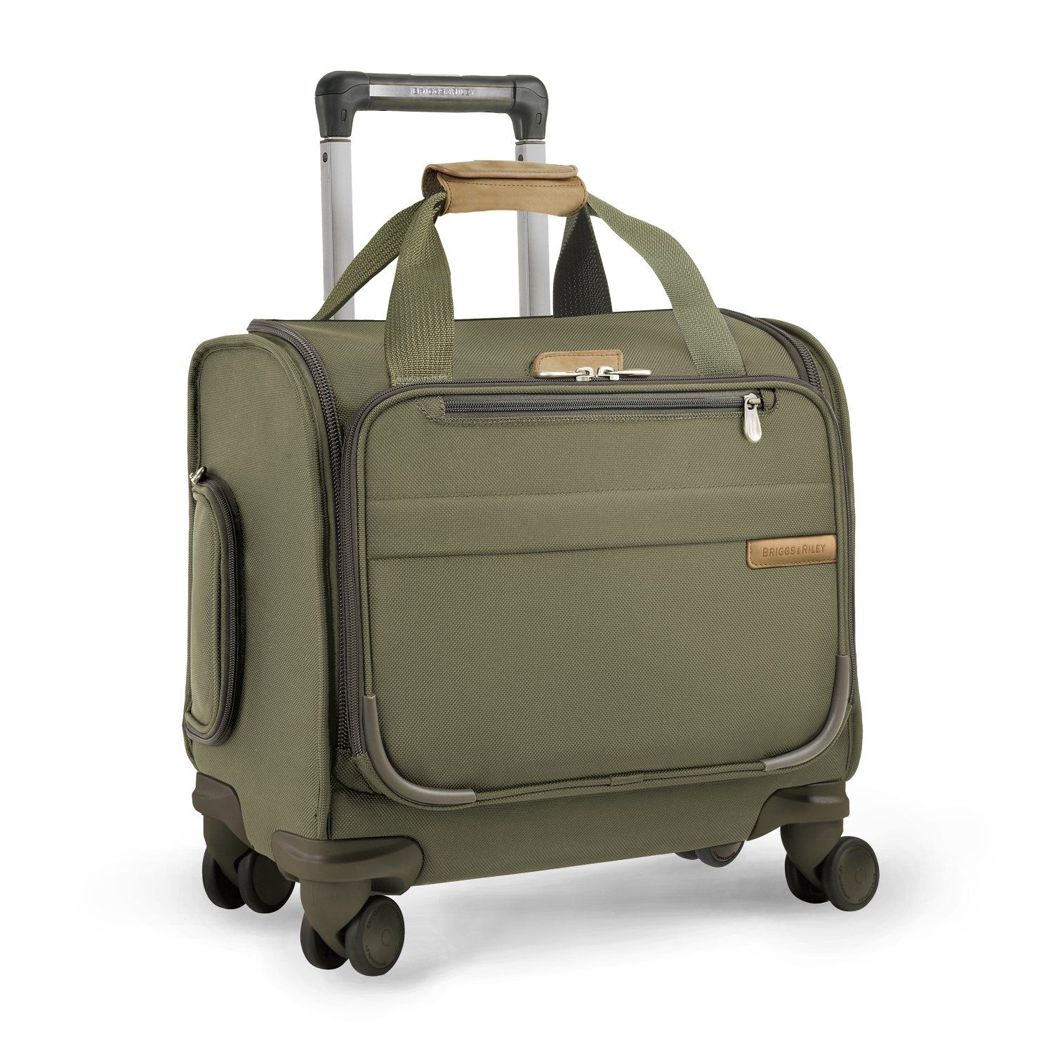 The versatility of a Rolling Cabin Bag and the effortless 360° navigation of four double swivel wheels, all rolled into one. Perfect for carrying on board and laying flat under most airline seats or in the overhead compartment. Key features include: Front gusseted organiser compartment with a padded pocket for iPad® or tablet and additional room for power adapters/cords, magazines and files. Roomy, open-mouth main compartment allows bag to be easily packed and organised - open-mouth main compartment allows bag to be easily packed and organised. Easily access water bottle zipper pocket. Outsider® handle provides flat interior surface for wrinkle-free packing.