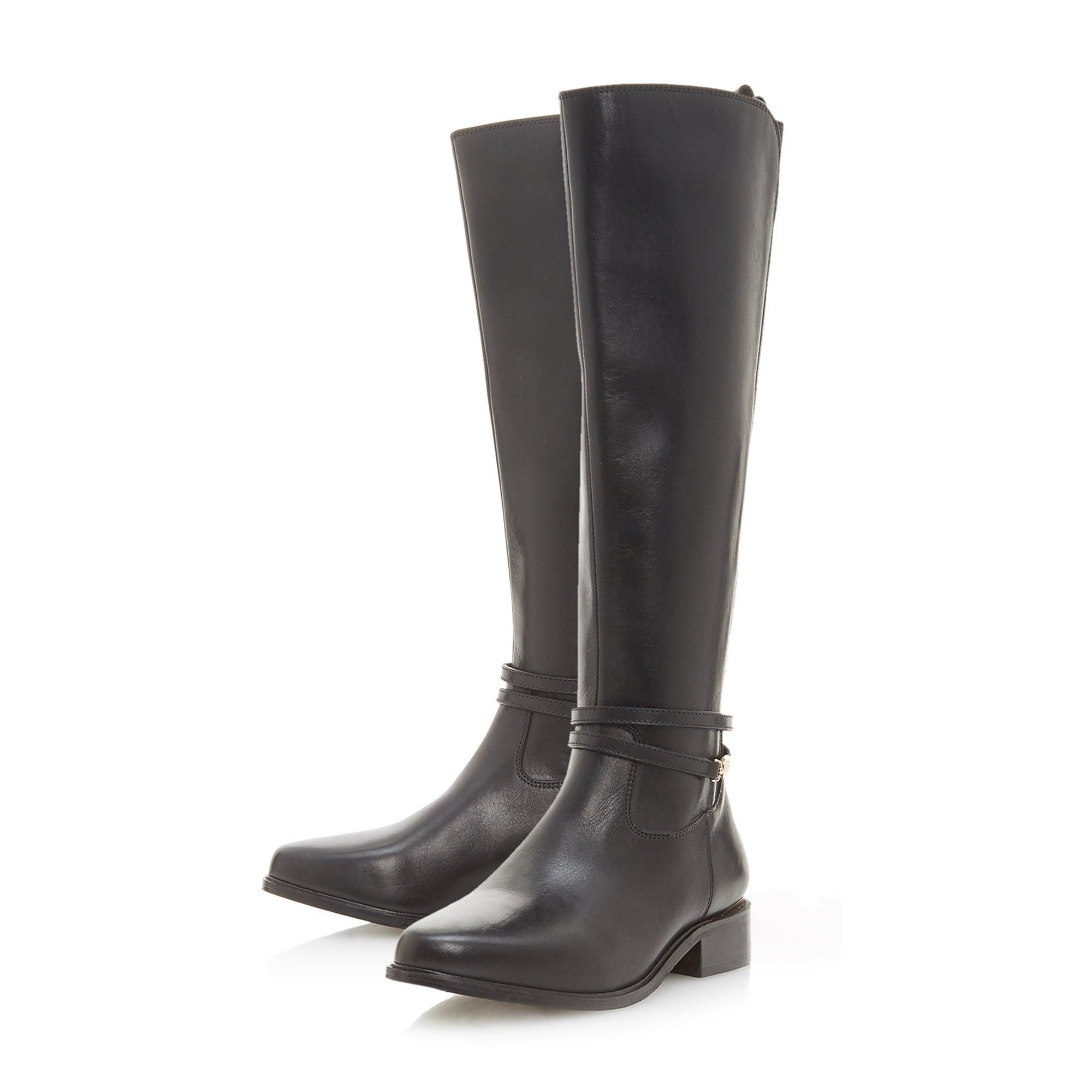 dune wide fit knee high boots