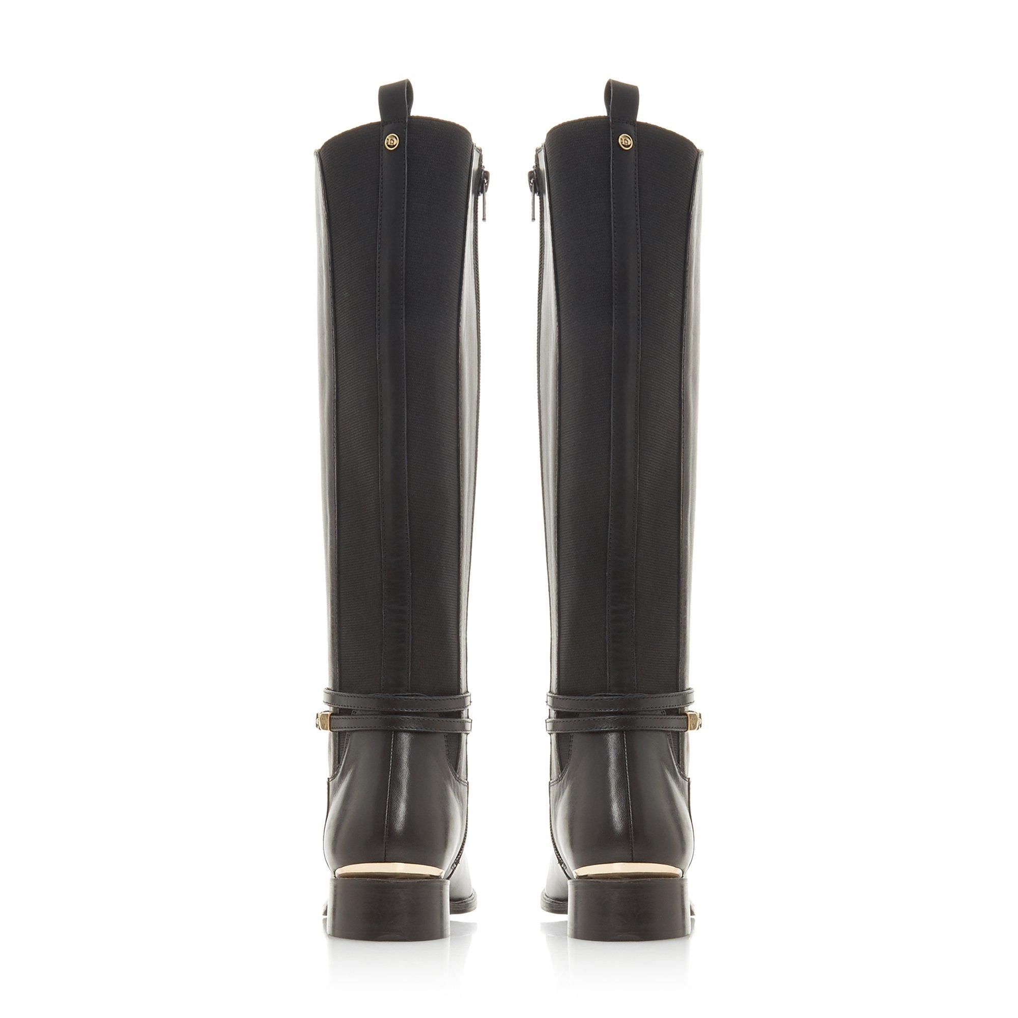 dune trellis knee high boots