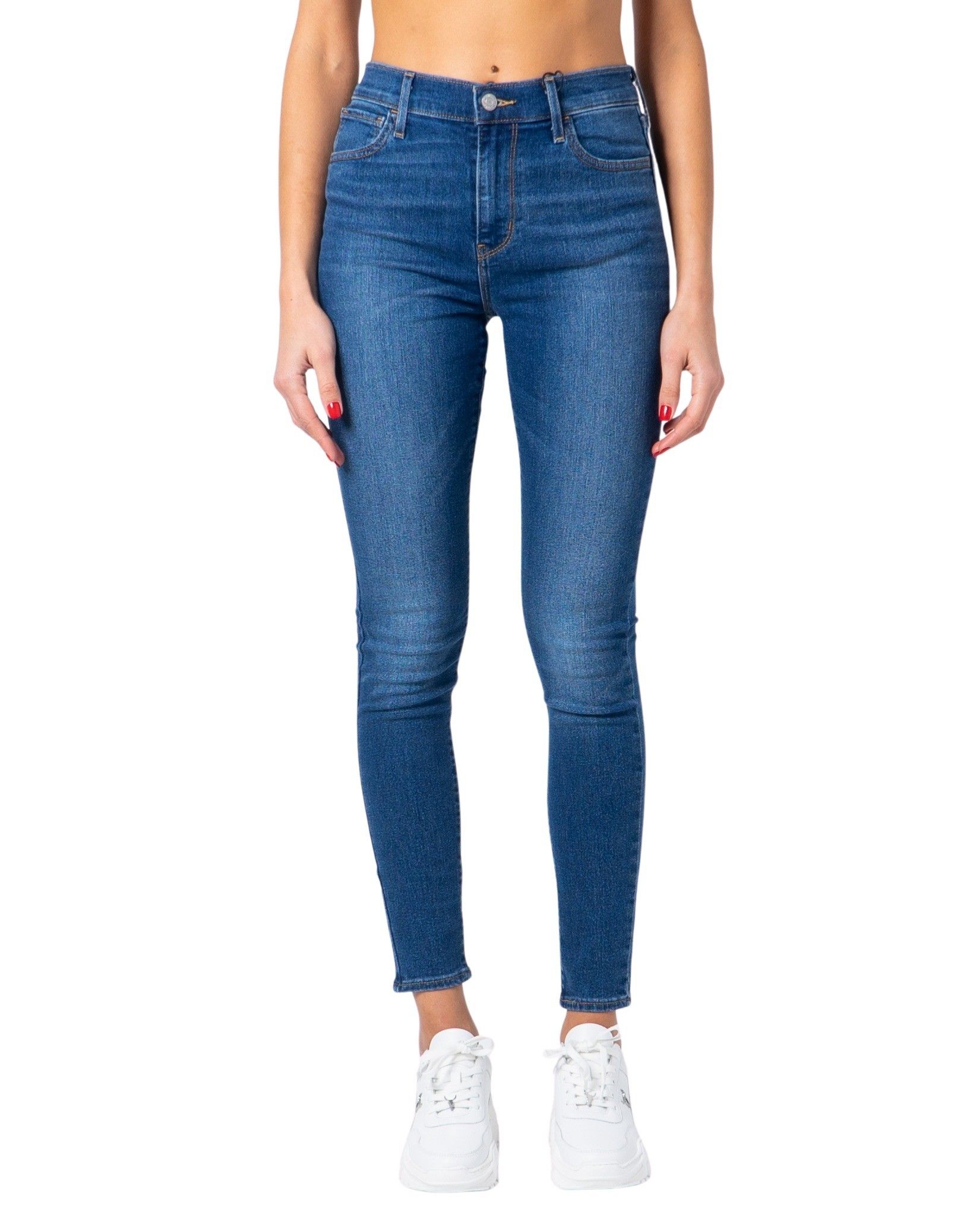 Women's Levis 720 High Rise Super Skinny Jeans in Denim
