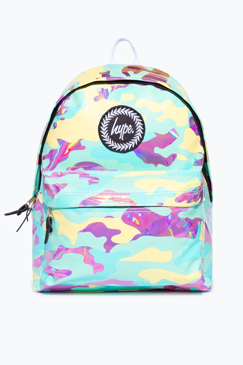 Hype Pastel Holo Camo Backpack