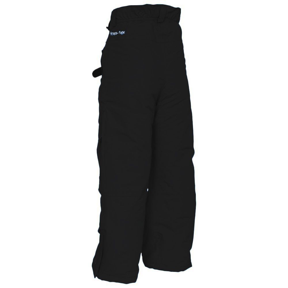Waterproof to 3000mm. Breathable: 3000mvp. Windproof. Lightly padded waterproof ski pants. Tricot lining. Elasticated back waist & detachable braces. Articulated knee darts, kick patches & ankle gaiters. Side leg ventilation zips. Taped Seams. Shell: 100% Polyamide PU Coating, Lining: 100% Polyester, Padding: 100% Polyester.