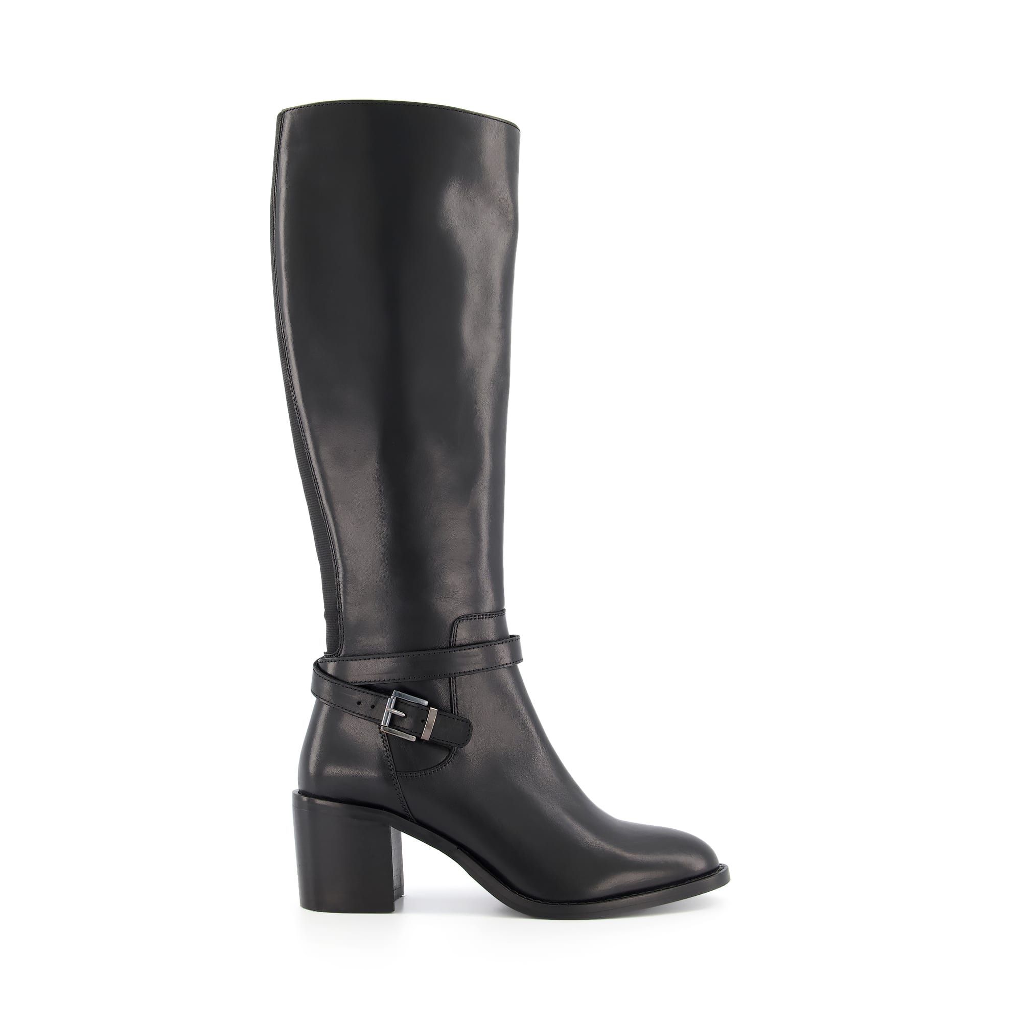 Dune Ladies TOWN Double Strap Knee High Boots