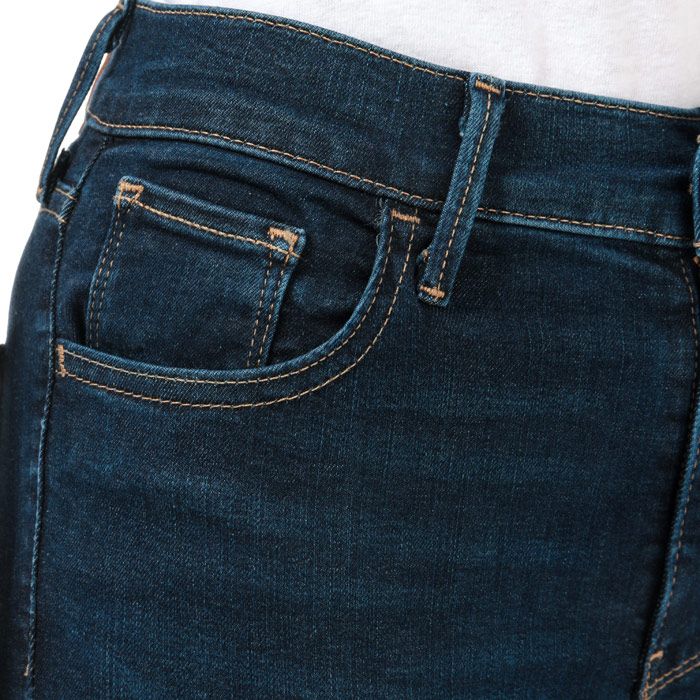 Levis Womens 720 High Rise Super Skinny Jeans in dark blue.<BR><BR>- Levis branded waist patch.<BR>- High rise.<BR>- Slim through hip and thigh<BR>- Iconic Levis tab to the rear pocket.<BR>- Zip and button fastening.<BR>- Three front pockets.<BR>- Two rear pockets.<BR>- Main: 85% cotton  9% polyester  6% elastane. Machine washable.<BR>- 527970002