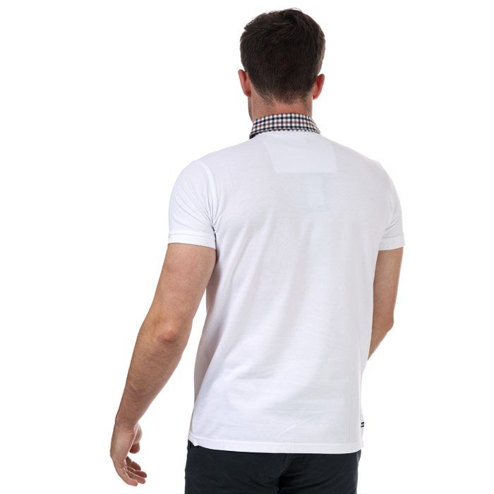 weekend offender check collar polo