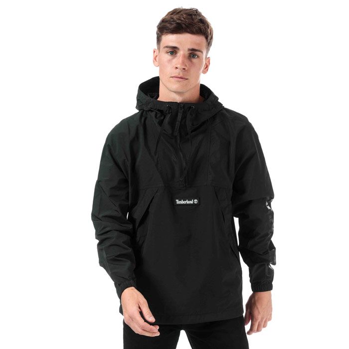 Mens Timberland YC Trial Pullover Jacket  Black.  <BR><BR>- Drawcord-adjustable hood.<BR>- Water-repellant. <BR>- Elasticated cuffs.<BR>- Centre back length: 76.2cm-30cm. <BR>- 100% Nylon. Machine washable.<BR>- Ref: A1Z8G0011.