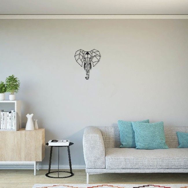 This animal-themed wall decoration is the perfect solution for decorating the walls of your home. It adds a touch of originality and colour to empty spaces, giving personality and character to the room. Thanks to its design, it is ideal for the living and sleeping areas of the house. Color: Black | Product Dimensions: W45xD0,15xH52 cm | Material: Steel | Product Weight: 0,40 Kg | Packaging Weight: 0,72 Kg | Number of Boxes: 1 | Packaging Dimensions: W53,5xD2,2xH53,5 cm