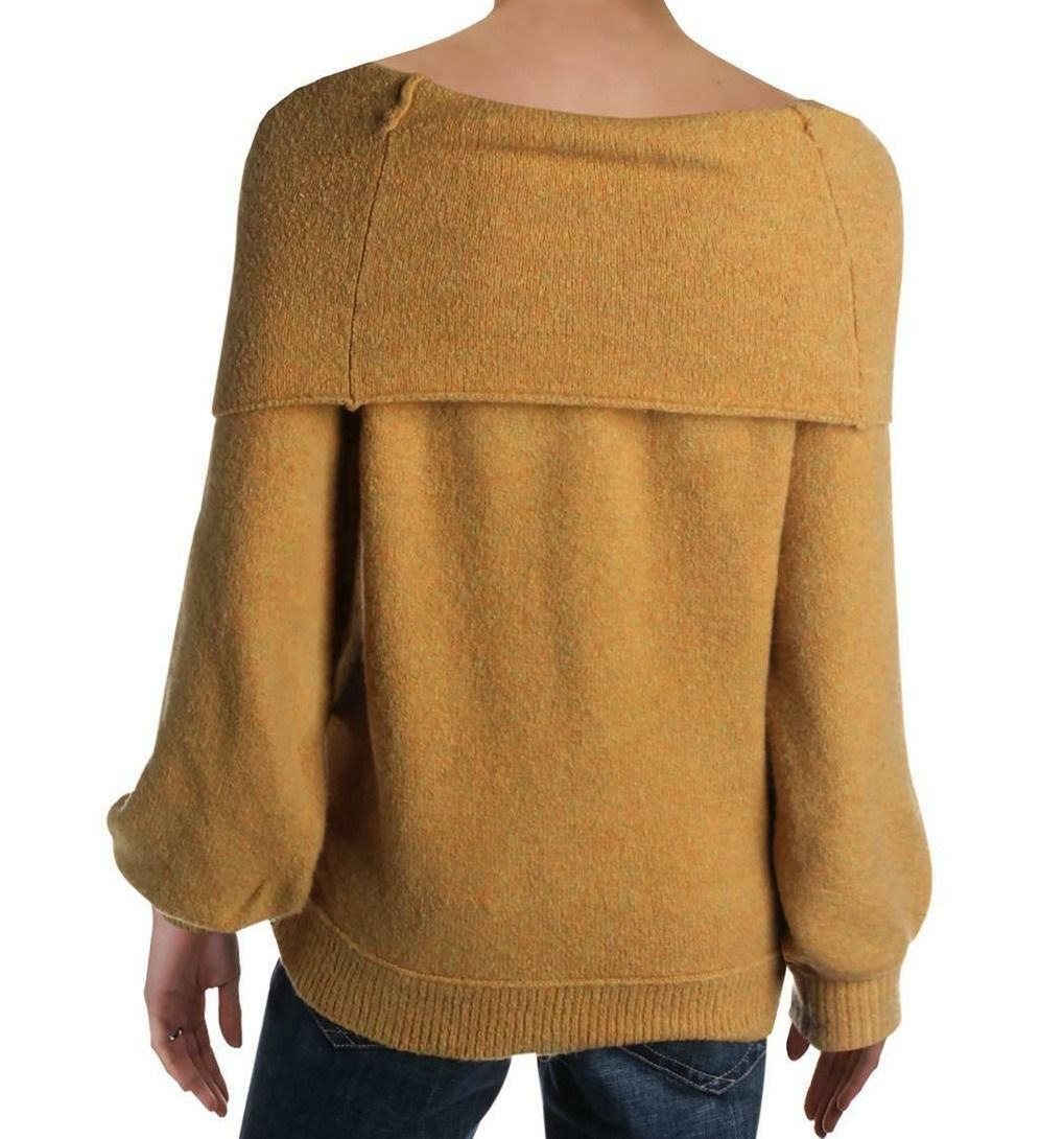Color: Yellows Size Type: Regular Size (Women's): M Type: Sweater Style: Pullover Material: Nylon Sleeve Style: Off-Shoulder. cropped:cropped