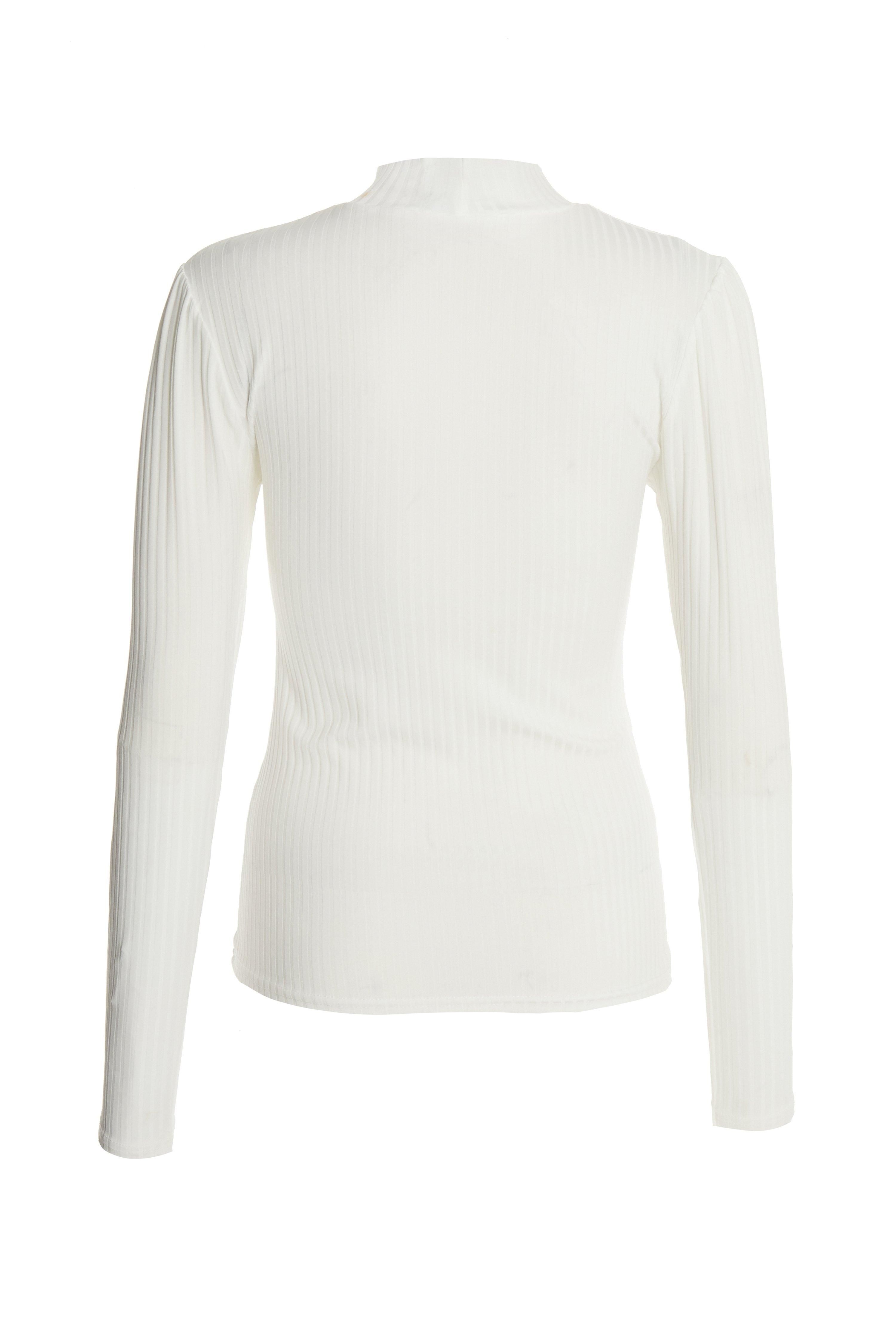 - Turtle neck  - Ribbed texture  - Long sleeve  - Length: 60cm approx  - Model Height: 5' 8