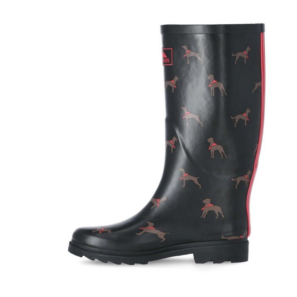 Upper rubber. Lining textile. Midsole EVA. Outsole Rubber. Bright and bold striped wellies.