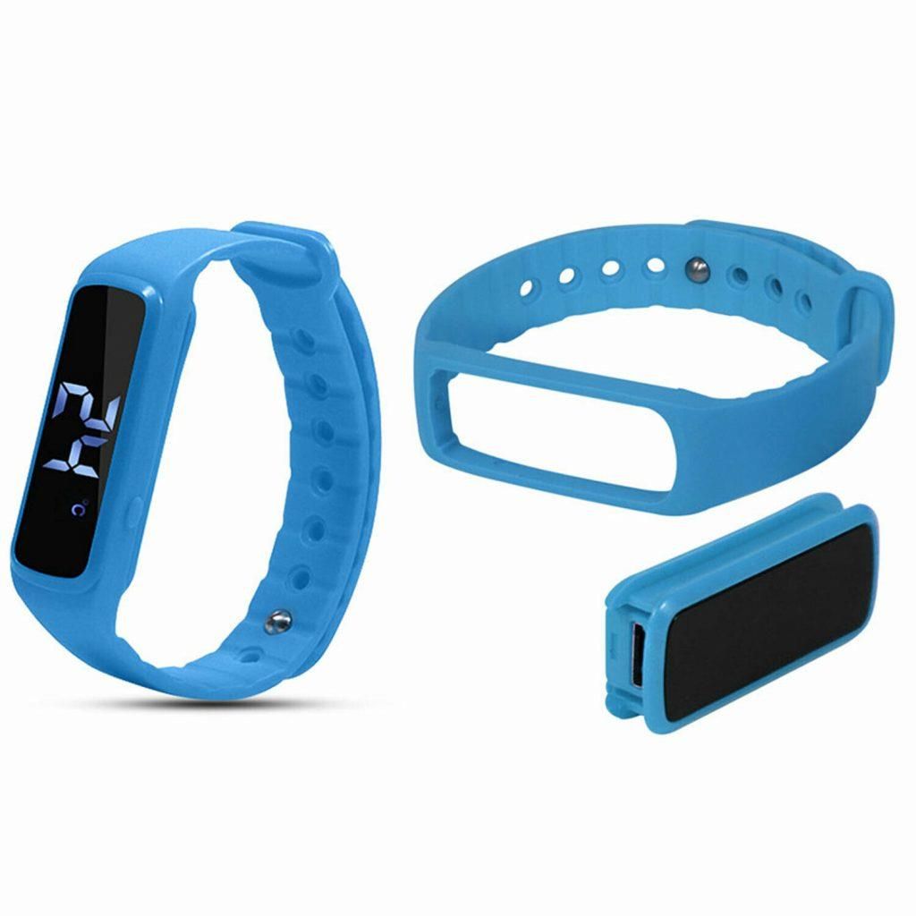 This multi-function activity watch helps children get interested in setting and achieving health and fitness goals. Sometimes, it’s challenging to keep kids in action. However, giving them a fitness band can lure them to take more steps. Who doesn’t want to see a high number on their tracker at the end of the day?

Key Features :
Non-Bluetooth Fitness tracker for Kind.
3D Pedometer and temperature counter.
Silent flash and Calorie, distance, Time/date remind.
Autosaves data and sleep monitor.
Rechargeable polymer battery.

Technical Specifications :
Temperature Rage : -9 ºC —50ºC
Data Transfer Mode: USB Port
Accuracy : +-1%
Data memory: 24 hours step counter, save 14 days data

Number of steps: Unlimited
Battery Life : >300 times charge-discharge cycles
Voltage: DC=5V
Atmospheric pressure : 860hPa-1060hPa
Operating Temperature: 0-45 ºC

Product Specifications:
Brand: Aquarius 
Materials: Rubber
Model: AQ114
Weight: 42g
Display: LED Display
Product Dimensions: 8x9x3cm

Package Includes: 1x Aquarius AQ 114 Teen Fitness Tracker